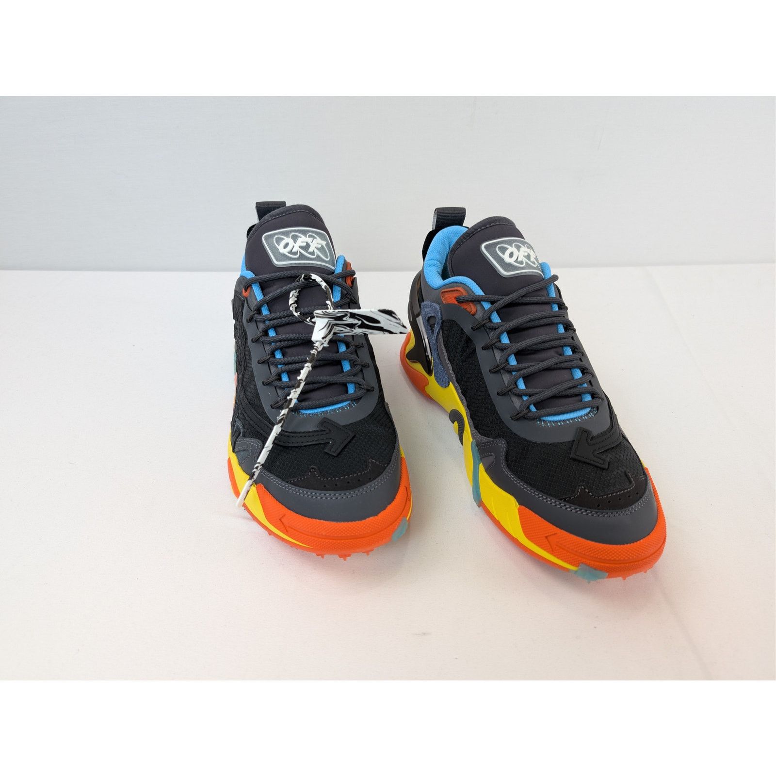 Off-White o1rshd1 Q:2 / OSDY 2000 Low top Sneakers in Yellow/Black Size US 11 / EU 44 - 6 Thumbnail