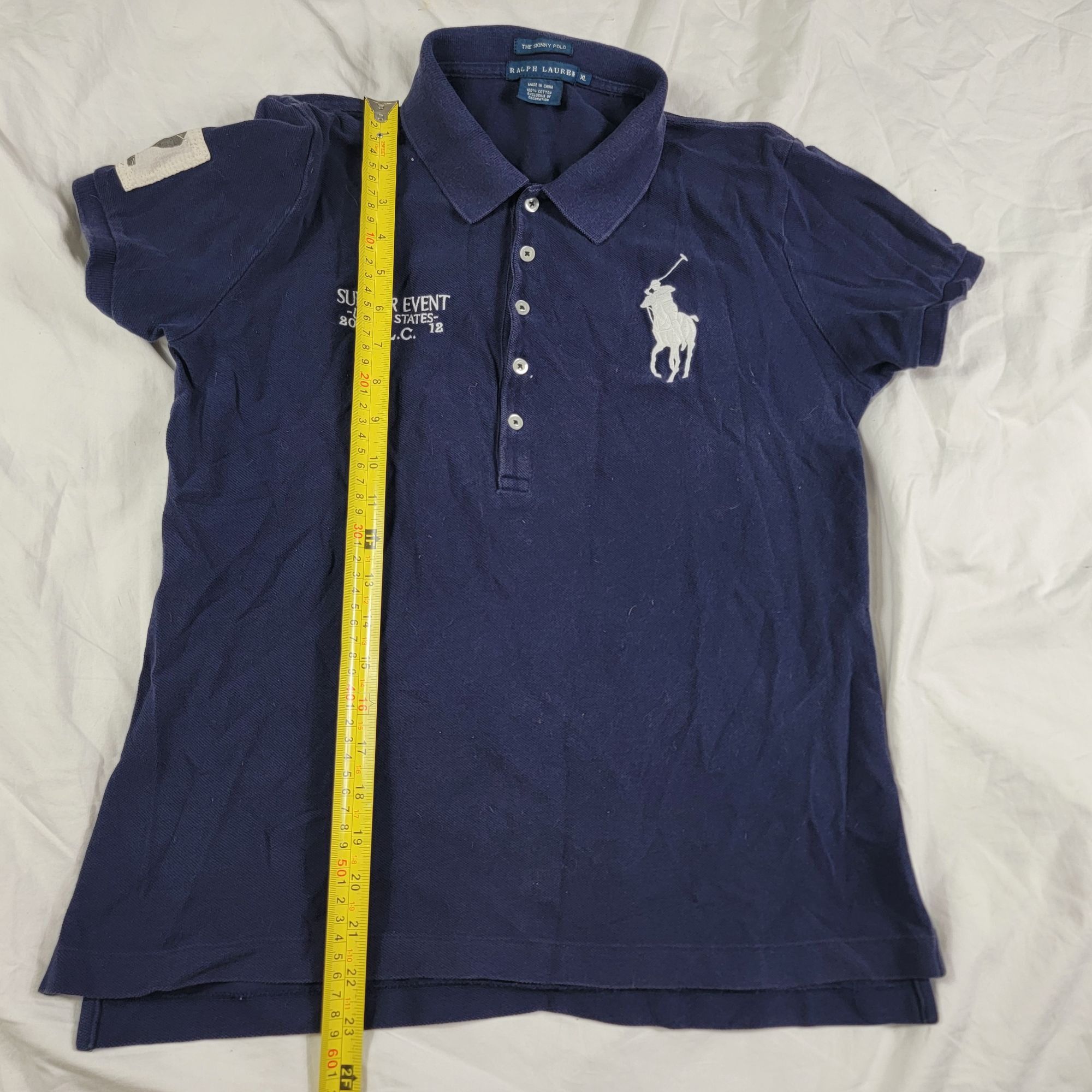 Polo Ralph Lauren Ralph Lauren Womens XL Navy Blue Summer Event The Skinny Pol Size XL / US 12-14 / IT 48-50 - 10 Thumbnail
