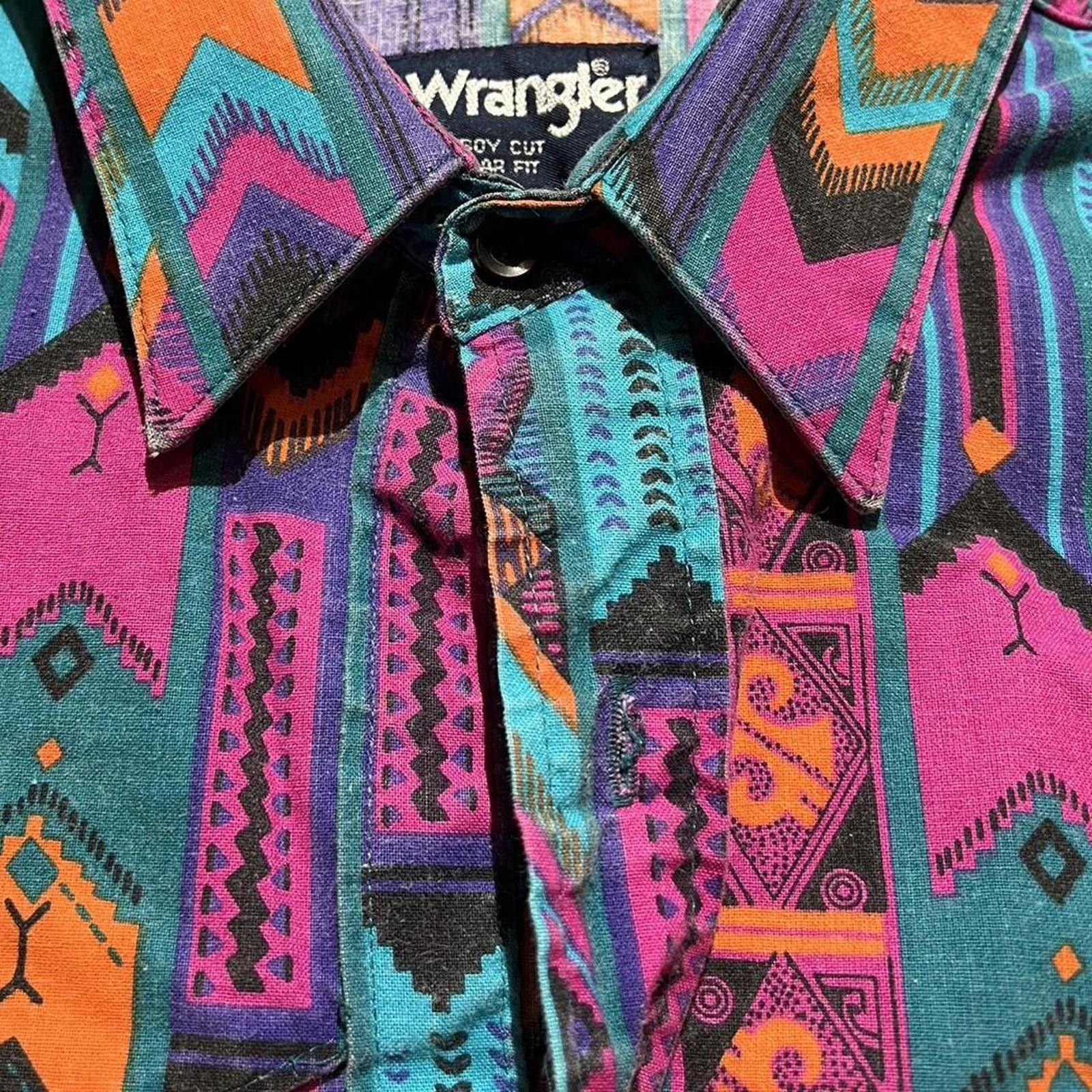 Wrangler Vintage Wrangler Western Button Down Shirt Size US XL / EU 56 / 4 - 6 Thumbnail