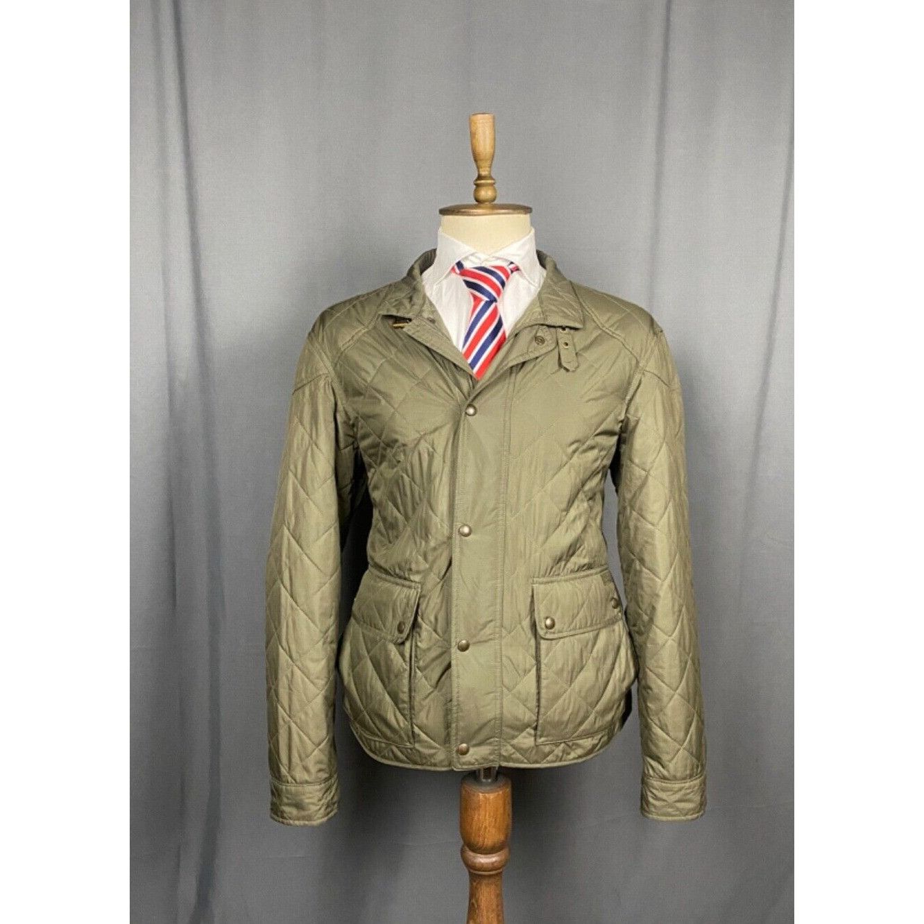 Polo Ralph Lauren Men's Green Quilted Jacket Size XL