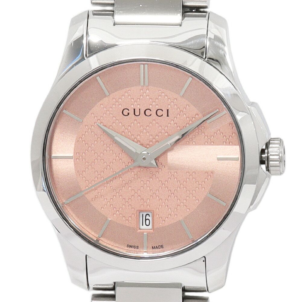 Gucci Gucci Gucci G-Timeless Stainless Steel Watch Metal Quartz YA126524 DUTY FREE for USA Size ONE SIZE - 1 Thumbnail