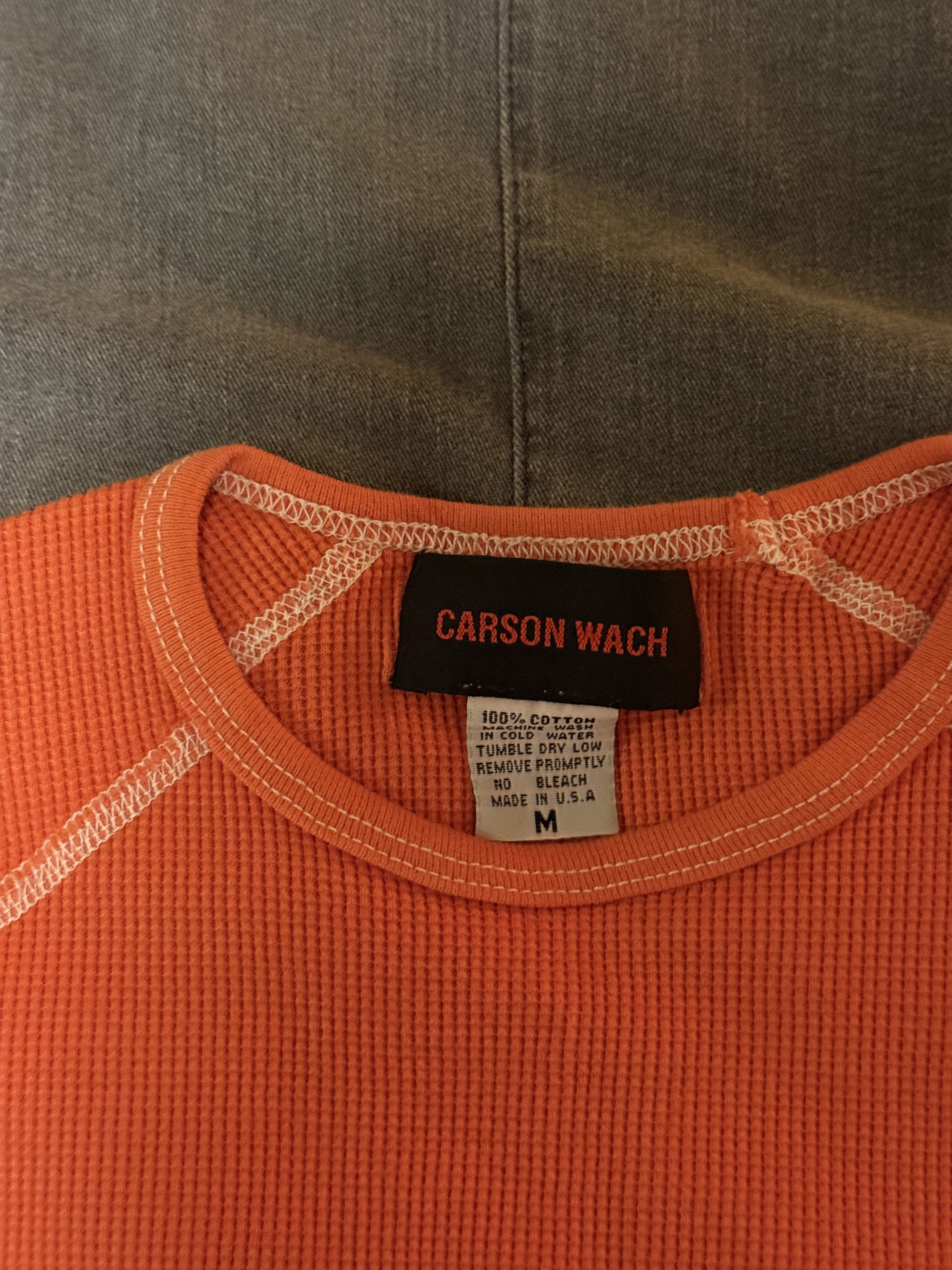 CARSON WACH Undershirt body hugging top Size US M / EU 48-50 / 2 - 2 Thumbnail