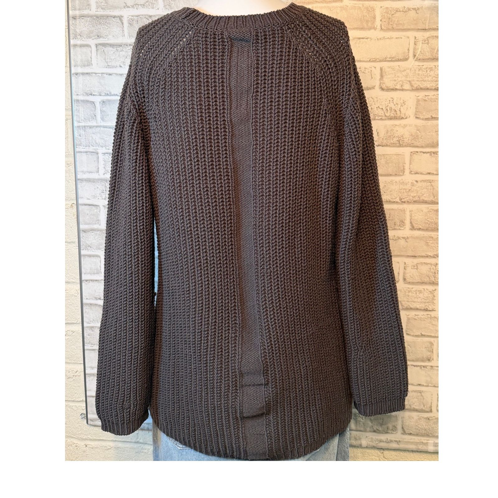 Rick Owens rare Sphinx FW15 Wool Cable Knit Sweater size XL Dark Dust Size US XL / EU 56 / 4 - 4 Thumbnail