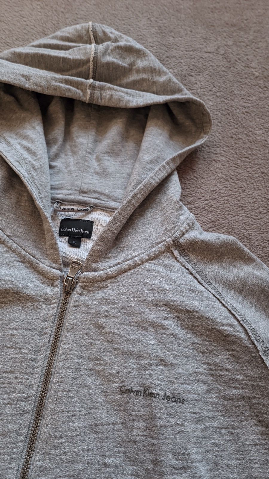 Calvin Klein 205W39NYC Y2K Calvin Klein faded zip up hoodie ifsixwasnine LGB cdg Size US M / EU 48-50 / 2 - 3 Thumbnail