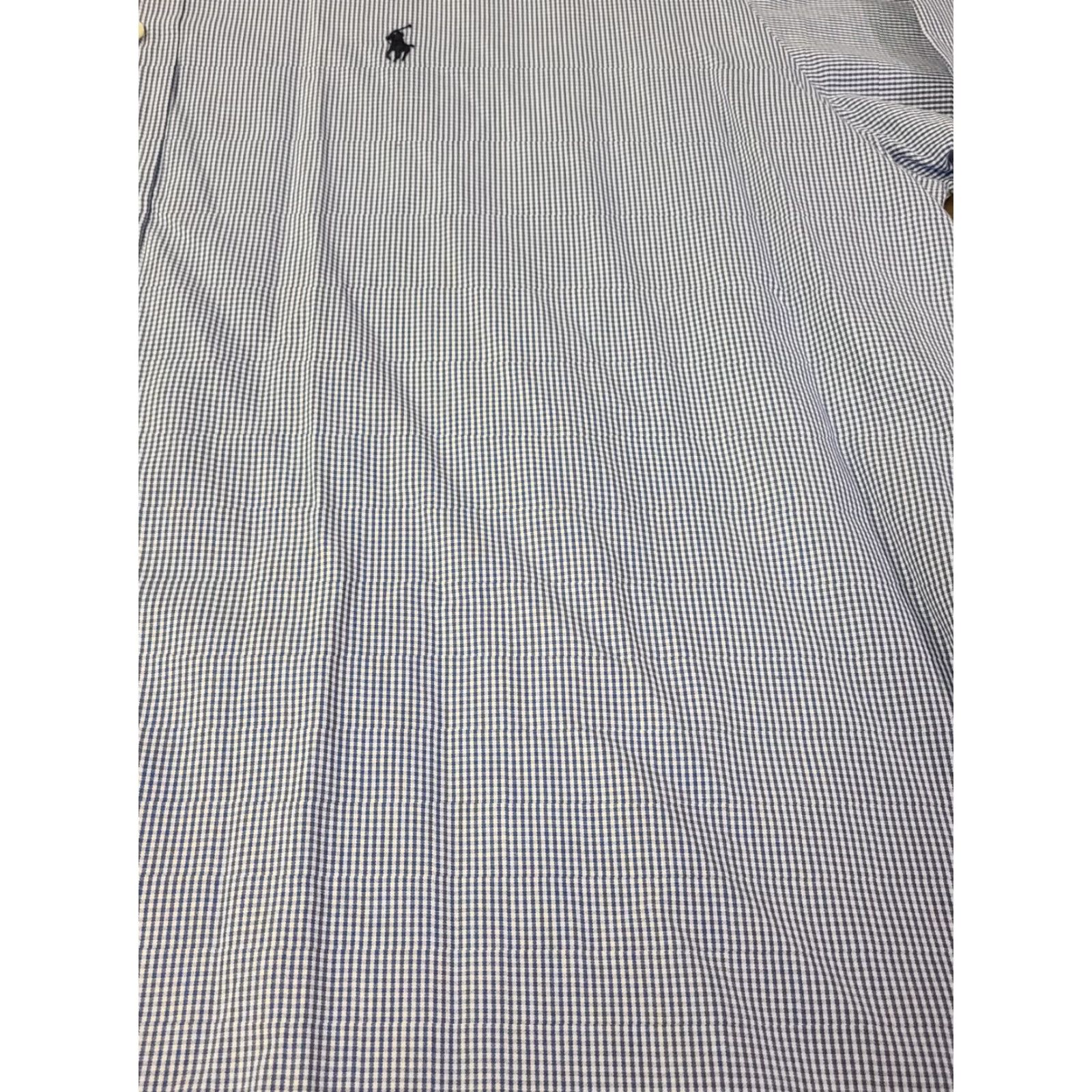 Polo Ralph Lauren Polo Ralph Lauren Shirt Mens Blue L Long Sleeve Button-Down Geometric Embroidered Logo Cotton Size US L / EU 52-54 / 3 - 2 Thumbnail