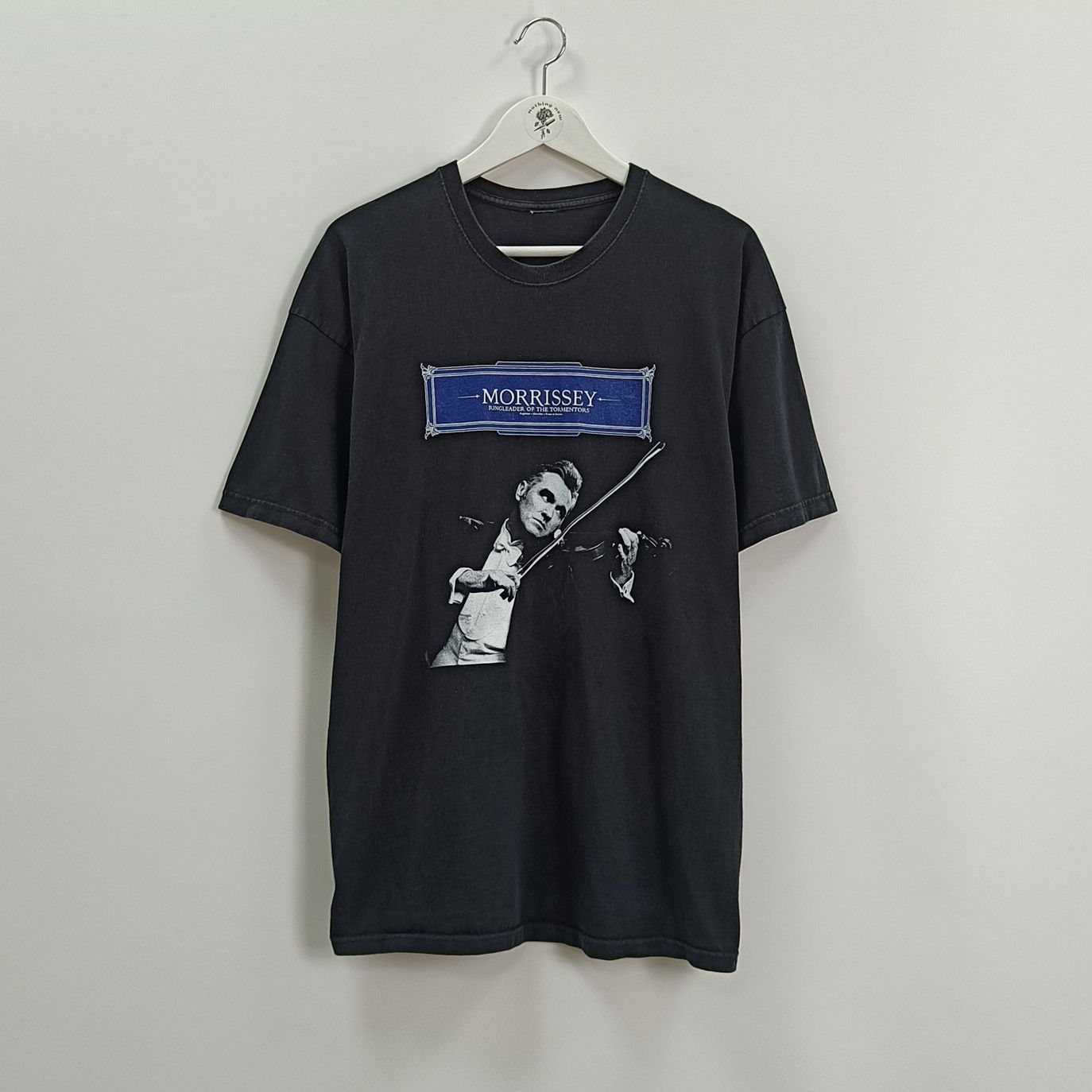 Band Tees × Vintage FINAL DROP MORRISSEY 2000s VINTAGE BAND LIST TEE Size US XL / EU 56 / 4 - 1 Thumbnail