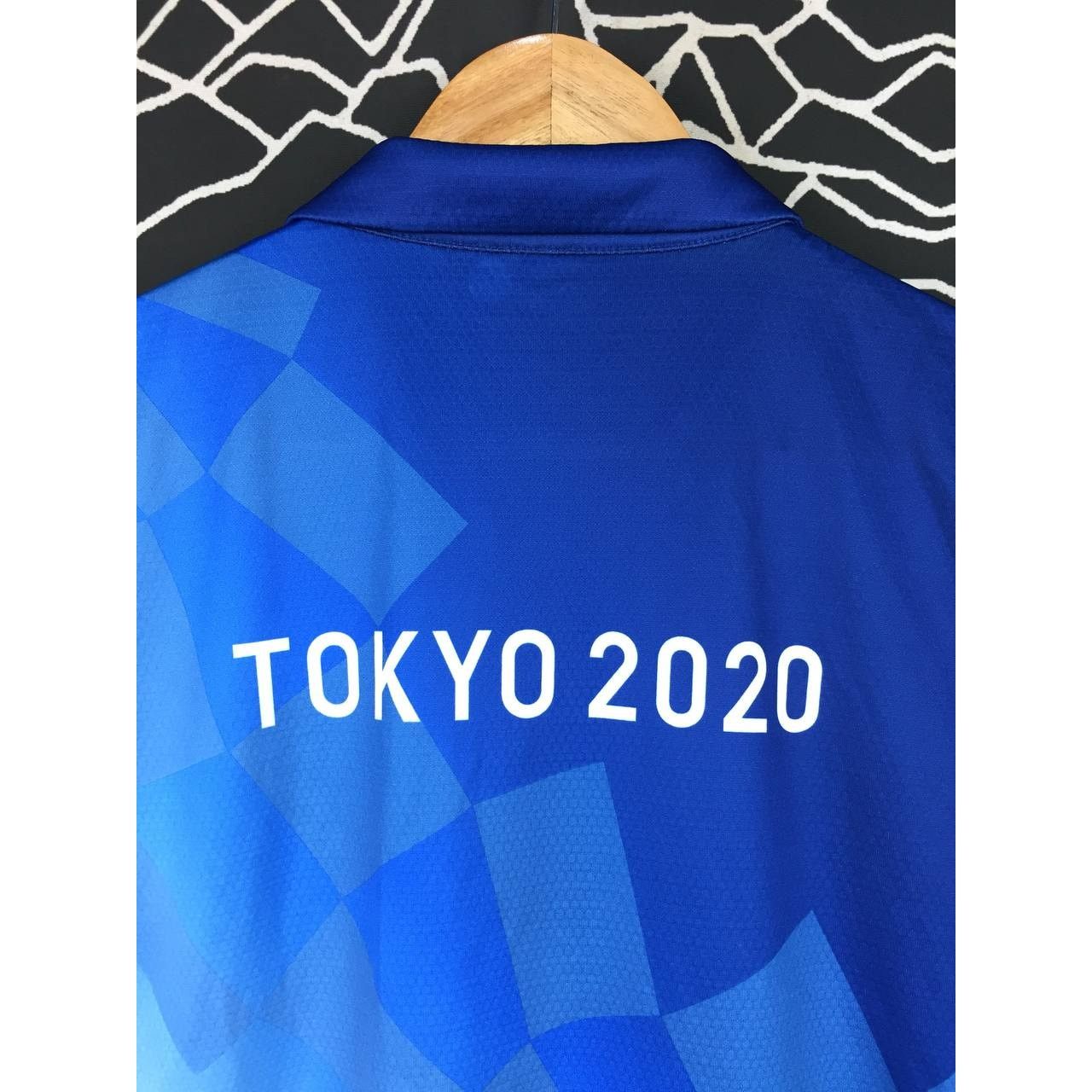 Asics × Vintage Asics Tokyo 2020 Olympic Volunteer Staff Activewear Polo Tee Size US M / EU 48-50 / 2 - 7 Thumbnail