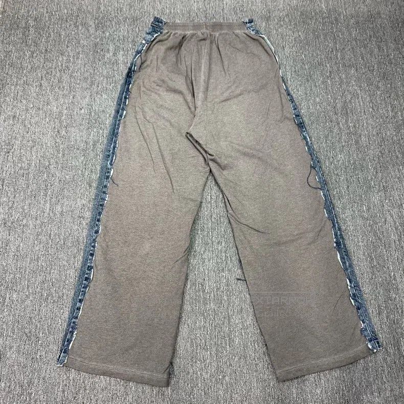 Balenciaga Balenciaga size S Blue Denim Sweatpants with Denim Patch Size US 27 - 2 Thumbnail