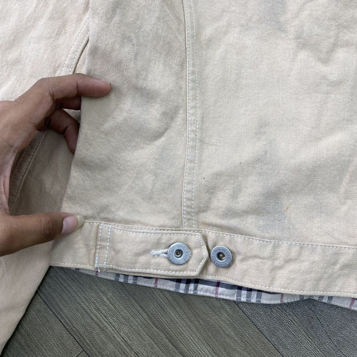 Burberry Vintage Burberry London Nova Check Beige Denim Jacket Luxury Size US S / EU 44-46 / 1 - 18 Thumbnail
