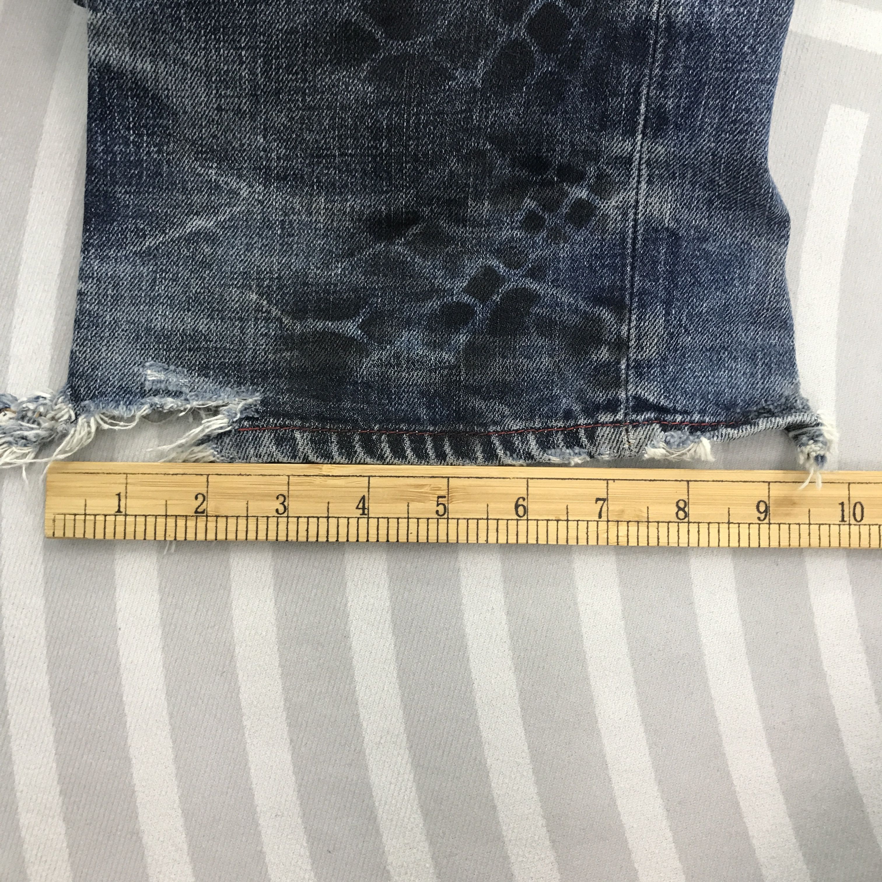 Japanese Brand × Vintage Flare meltin'pot Maia ripped Distressed Bootcut Denim jeans Size US 30 / EU 46 - 12 Thumbnail