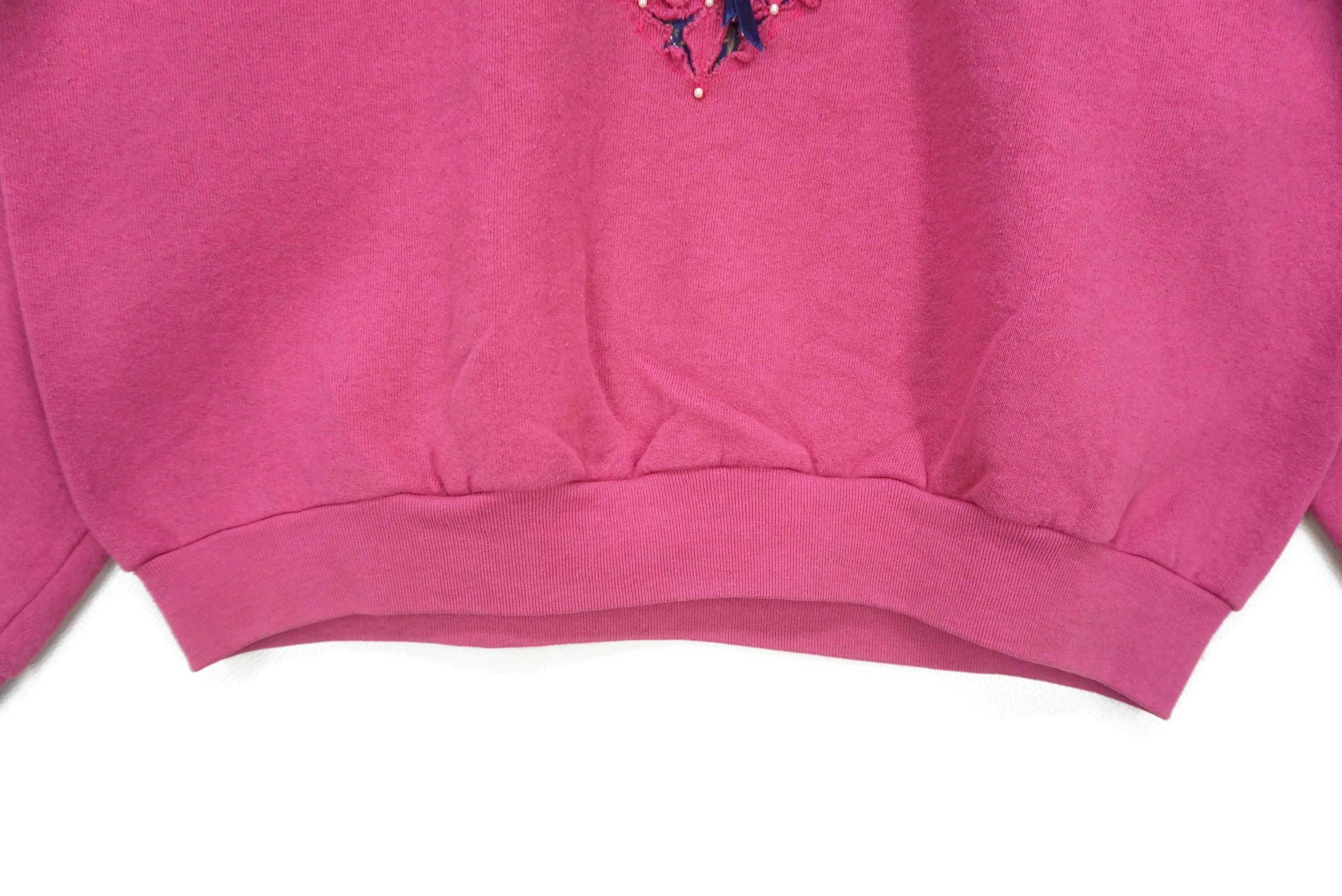 Fruit Of The Loom Hand Made by Dixie Lee Sweatshirt Love Shaped Art Size XL Size XL / US 12-14 / IT 48-50 - 5 Thumbnail