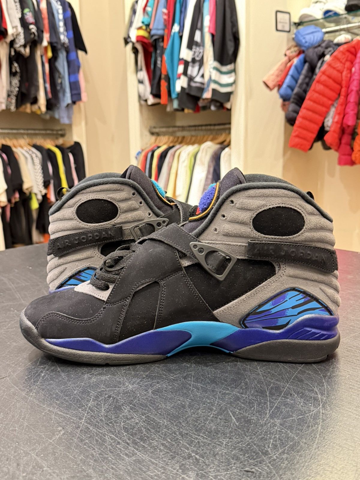 Jordan Brand Jordan 8 Retro ‘Aqua’ Size US 13 / EU 46 - 4 Thumbnail