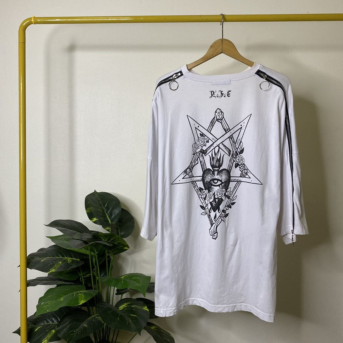 Affliction × If Six Was Nine × Japanese Brand Reflem Big Satanic Logo Affliction Style LS T Shirt Size US XL / EU 56 / 4 - 1 Thumbnail