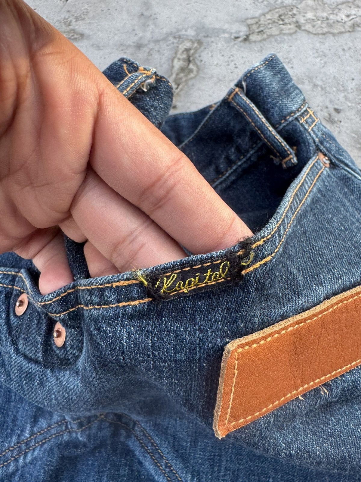 Kapital KAPTAL Sarouel Pants Denim 29/30 Inches Size 29" - 7 Thumbnail