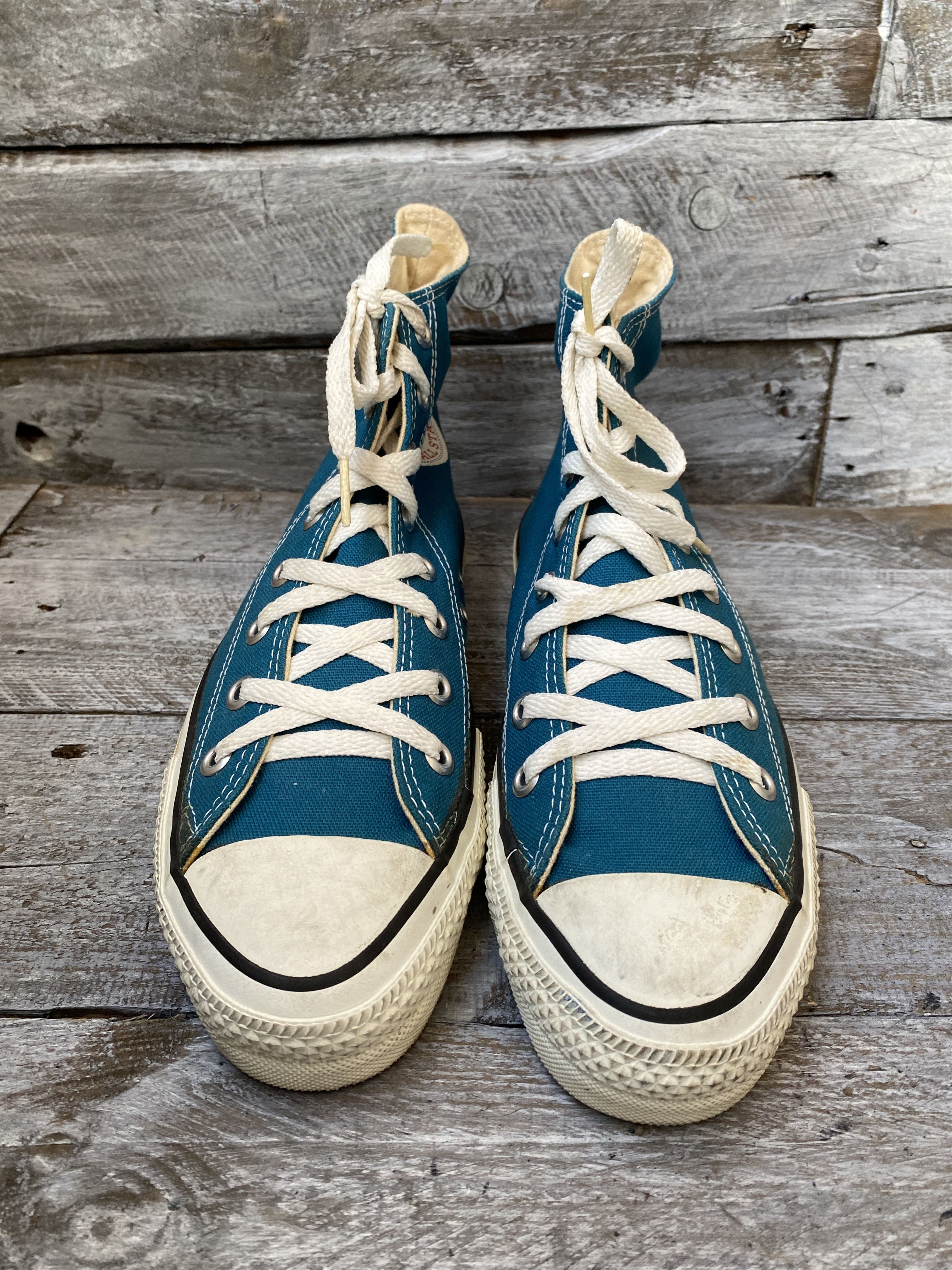 Converse × Vintage Vintage 90's converse hi-top sneakers sz8 Size US 8 / EU 41 - 3 Thumbnail