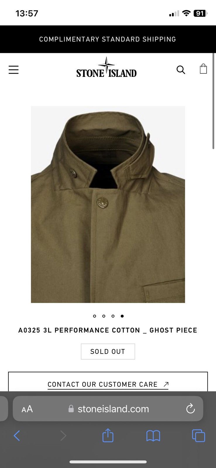 Stone Island Jacket Stone Island A0325 Size US M / EU 48-50 / 2 - 10 Thumbnail