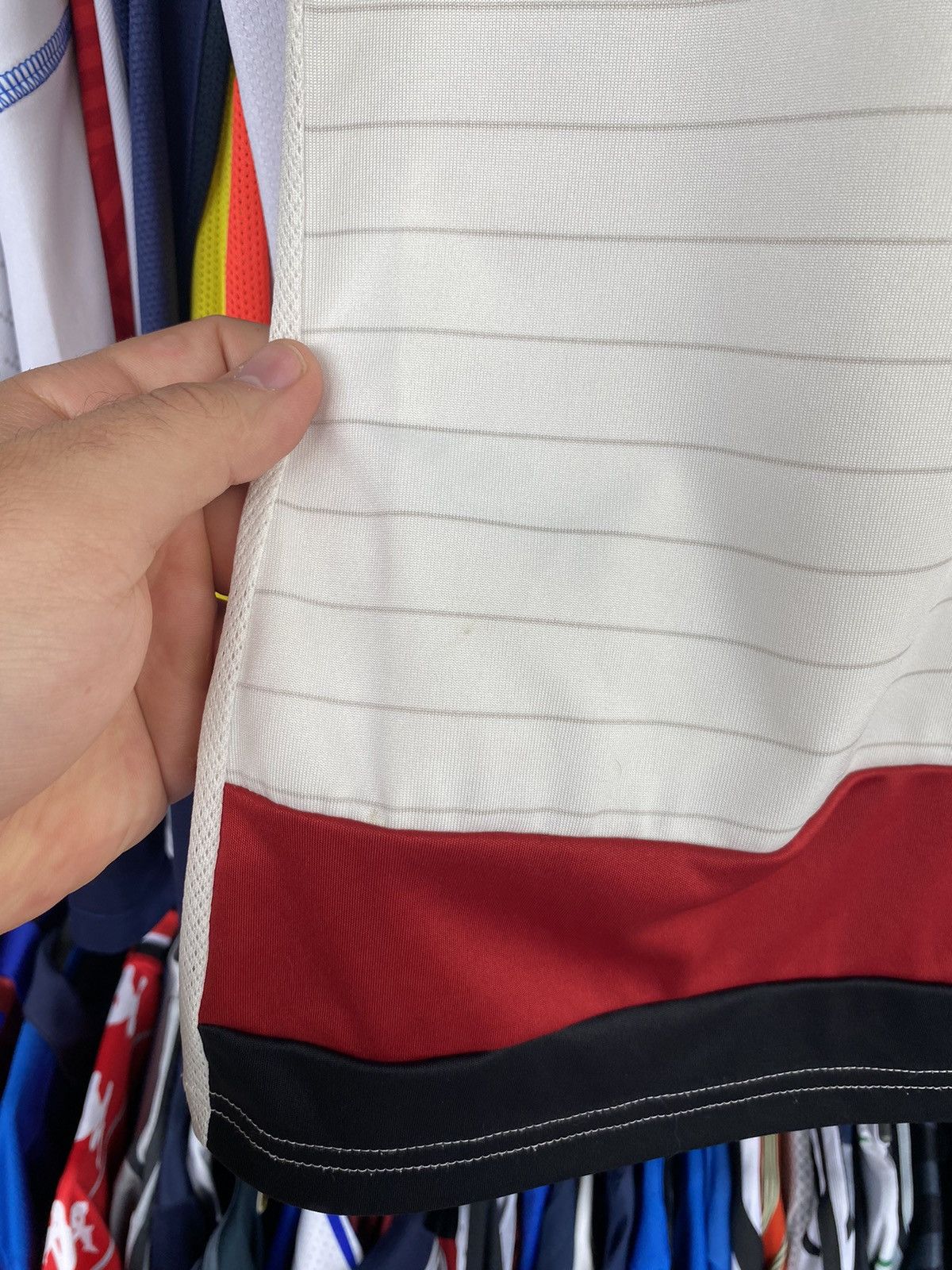 Adidas 2014/15 ADIDAS AC MILAN #10 HONDA SOCCER FOOTBALL JERSEY Size US S / EU 44-46 / 1 - 8 Thumbnail