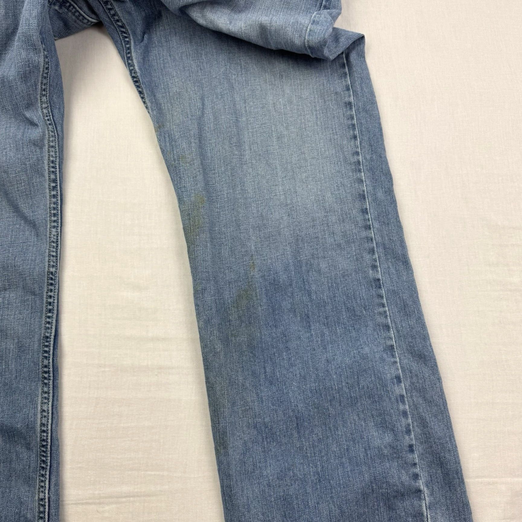 Levi's VINTAGE Levi's Silvertab Jeans Baggy Button Fly Adult 38x32 Blue Grunge Y2K 90s Mens Baggy Wide-Leg Jeans Men's 38 Blue Grunge Y2K Size US 38 / EU 54 - 3 Thumbnail