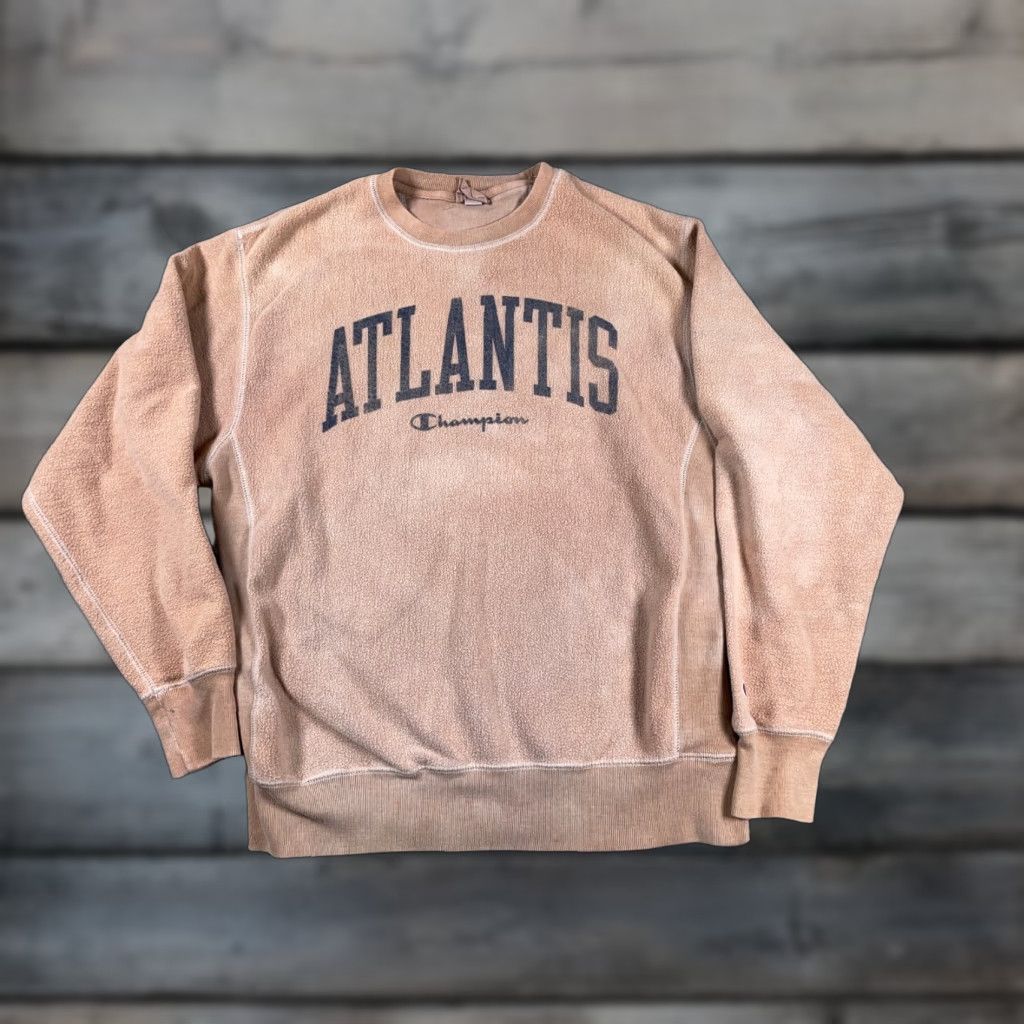 Champion Champion Reverse Weave Atlantis Terry Cloth Sweatshirt Adult Large Beige Crew Beig e Size US L / EU 52-54 / 3 - 1 Thumbnail