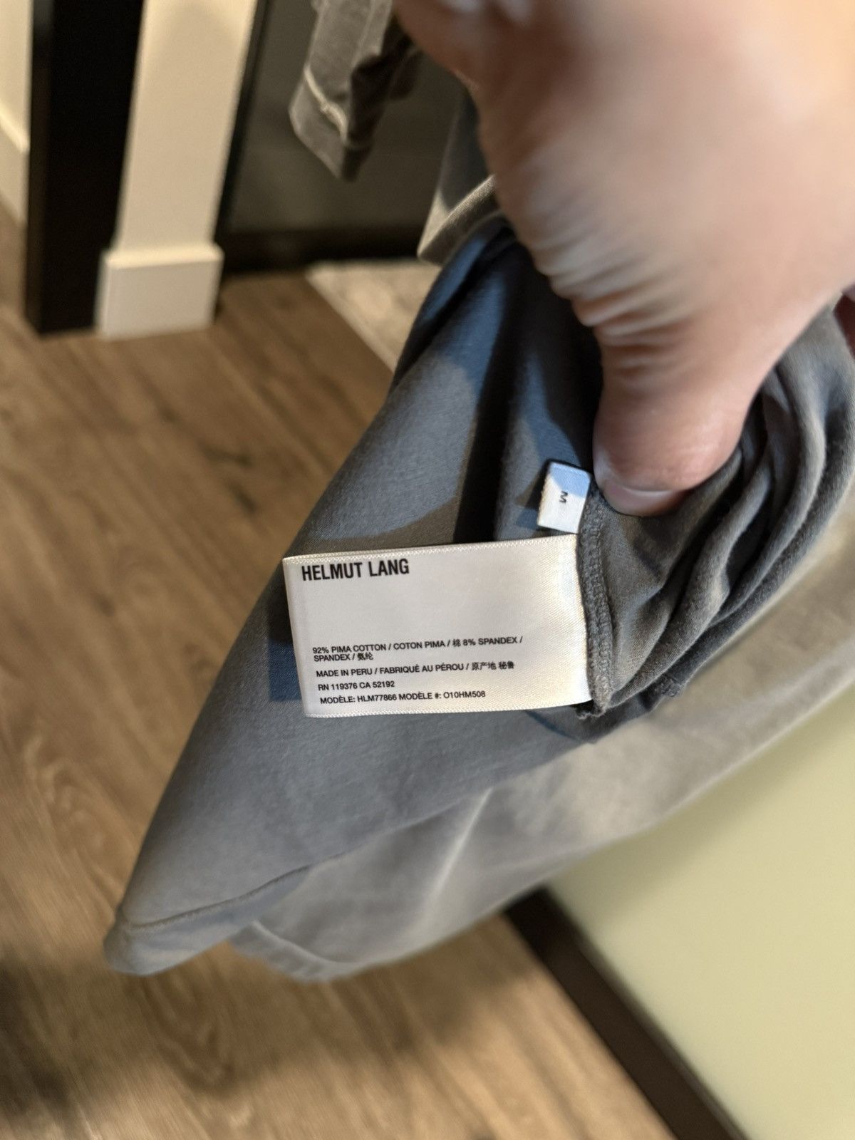 Helmut Lang Helmut Lang Garment Dyed NEW YORK Tee (M) Size US M / EU 48-50 / 2 - 10 Thumbnail
