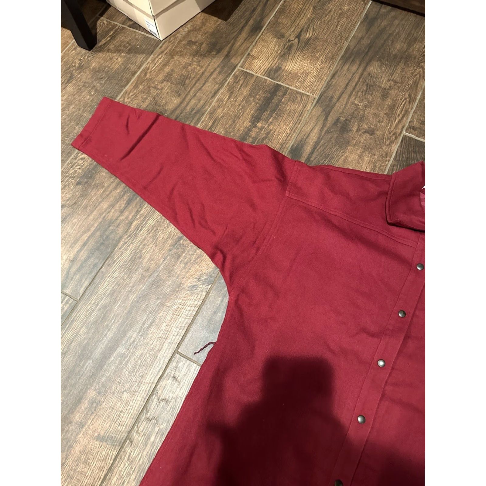 Guy Laroche VINTAGE Guy Laroche Dress Women Red Knee Length 40 France Wool Crew Neck Long Sleeve Fit & Flare Size S / US 4 / IT 40 - 4 Thumbnail