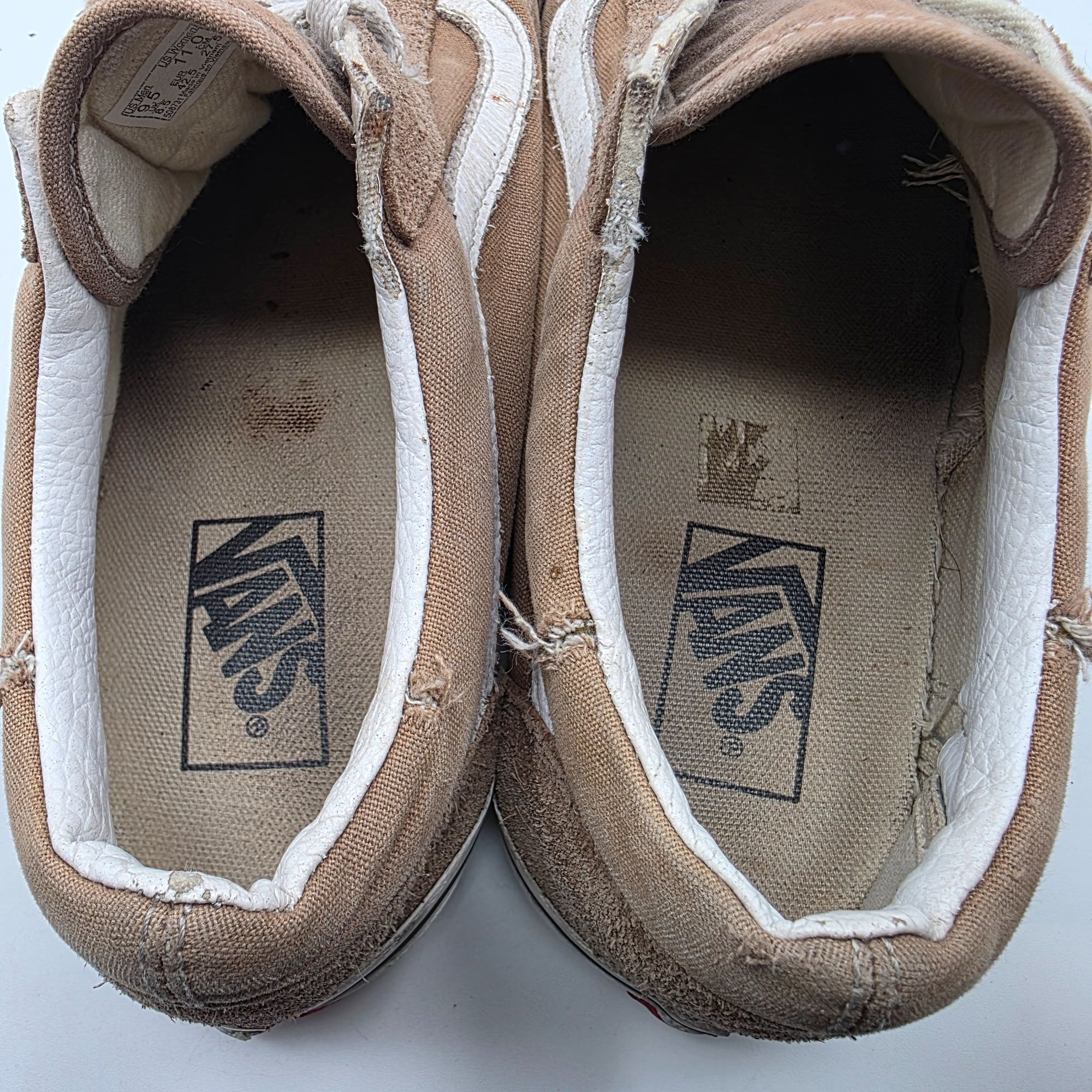 Vans Vans Old Skool Mens Size 9.5 Brown Skate Shoes Casual Walkin Size US 9.5 / EU 42-43 - 6 Thumbnail