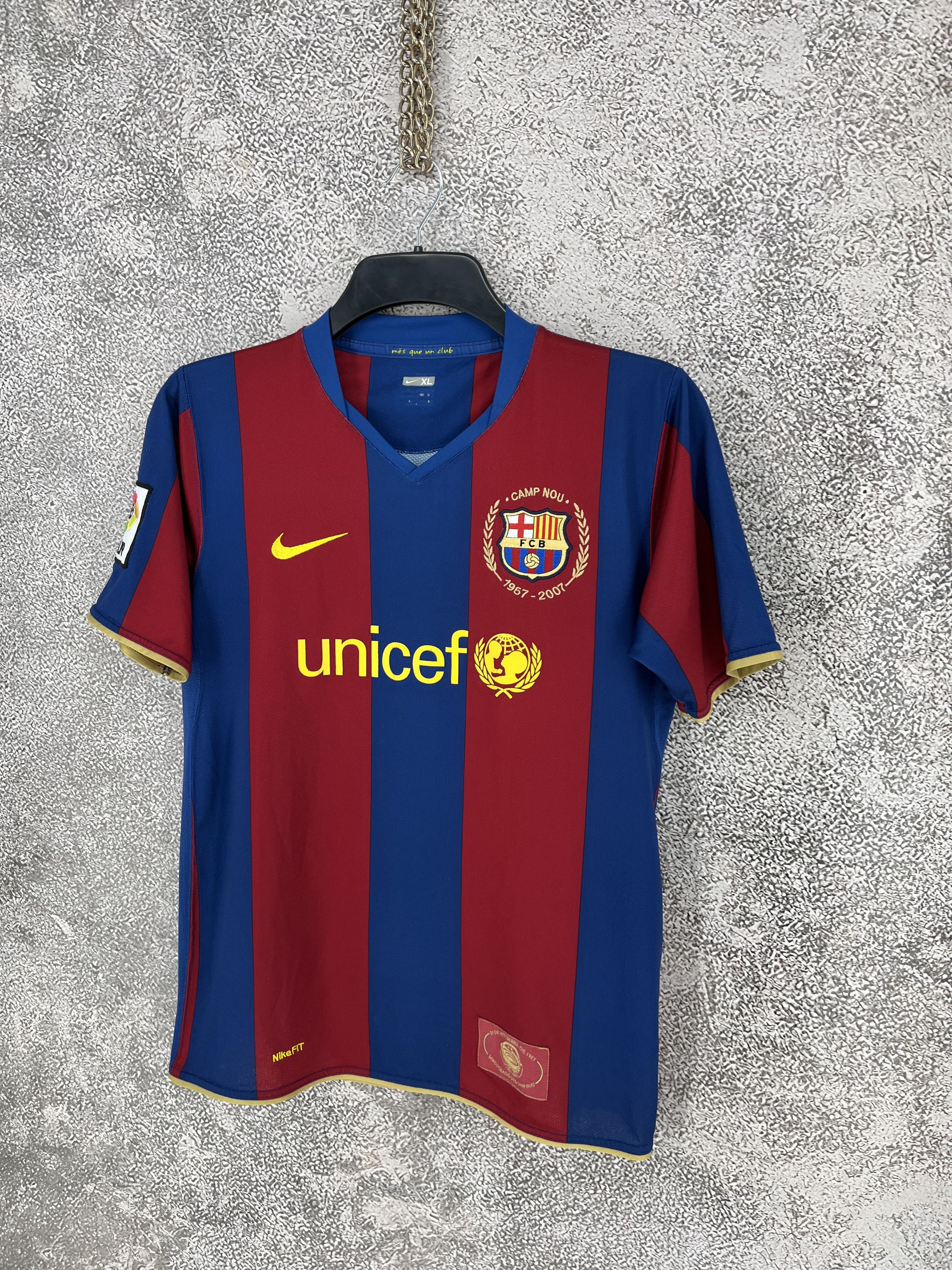 Nike Barcelona Nike 2007 Jersey Vintage Y-Shirts Size XS Size US XS / EU 42 / 0 - 3 Thumbnail