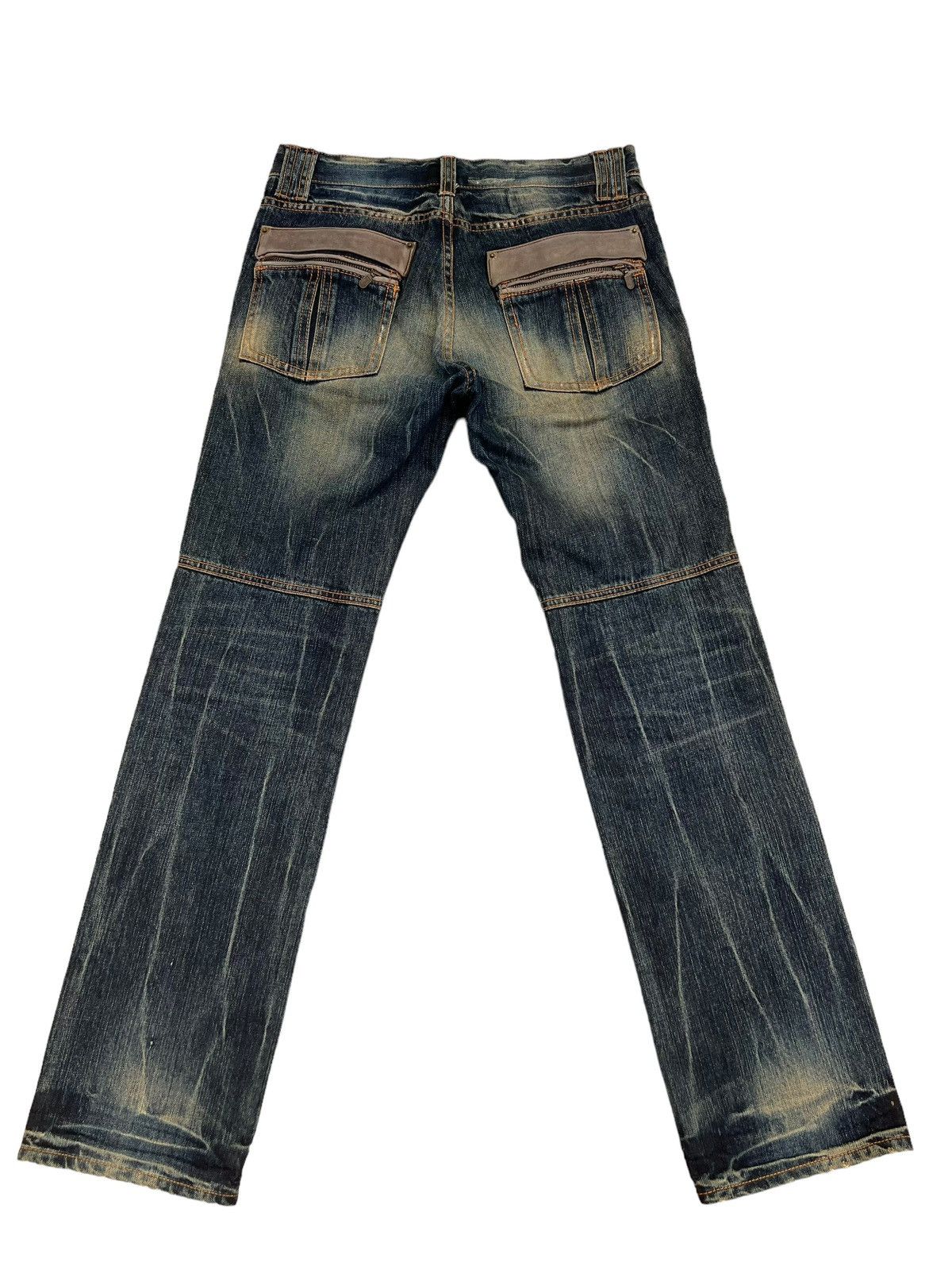 Vintage Vintage PPFM Rusty Mud Denim Hybrid Jeans Size US 31 - 2 Thumbnail