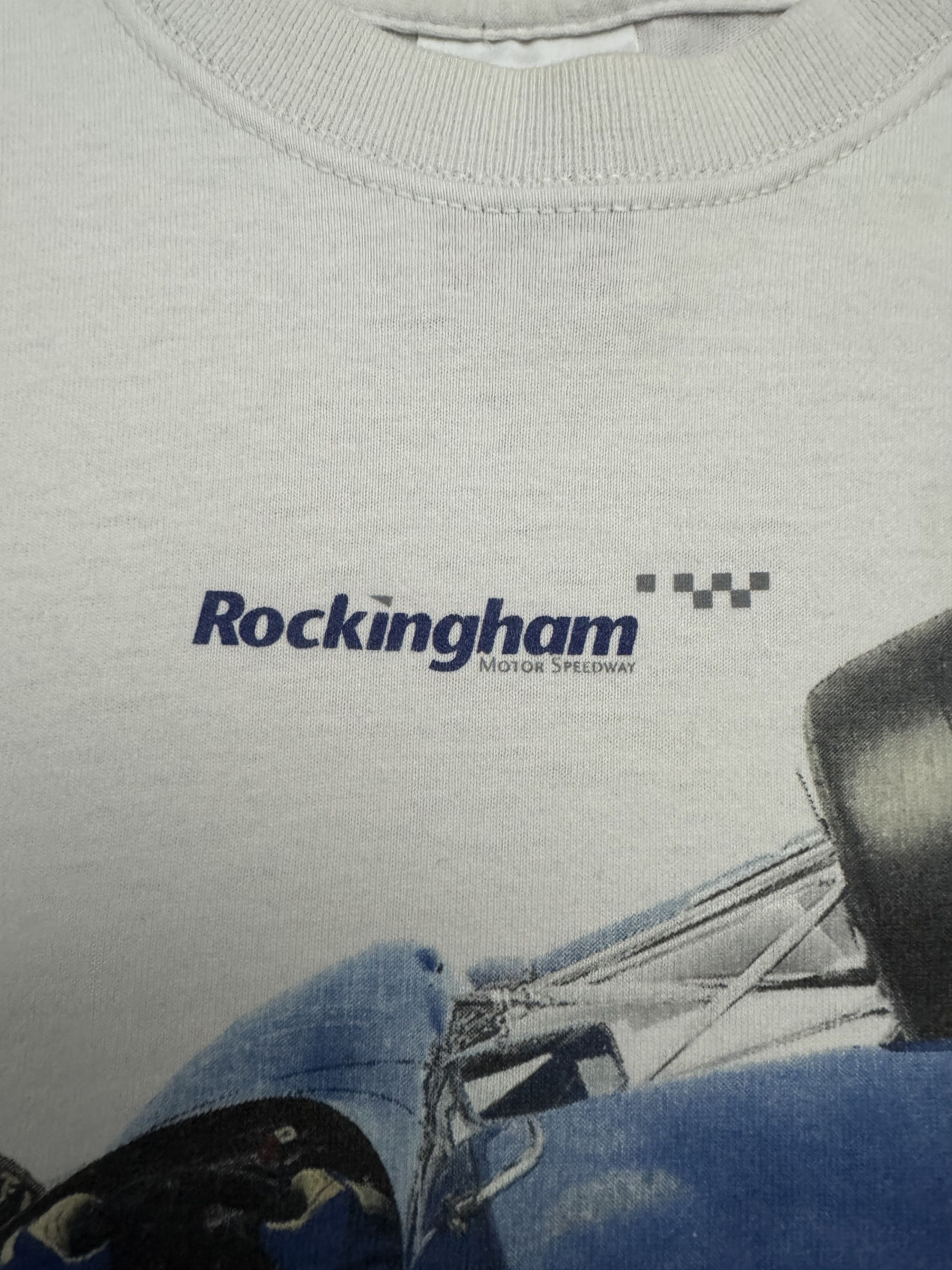 Formula 1 Vintage 90s Rockingham F1 Racing T-Shirt Screen Stars Size US L / EU 52-54 / 3 - 7 Thumbnail