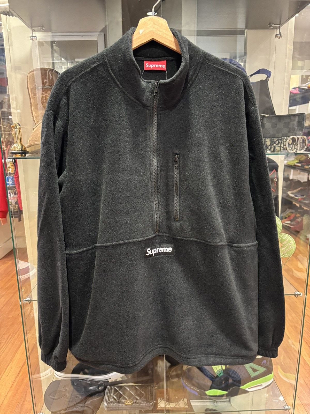 Supreme Supreme Polartec Half Zip Pulllover Black Size US L / EU 52-54 / 3 - 1 Thumbnail