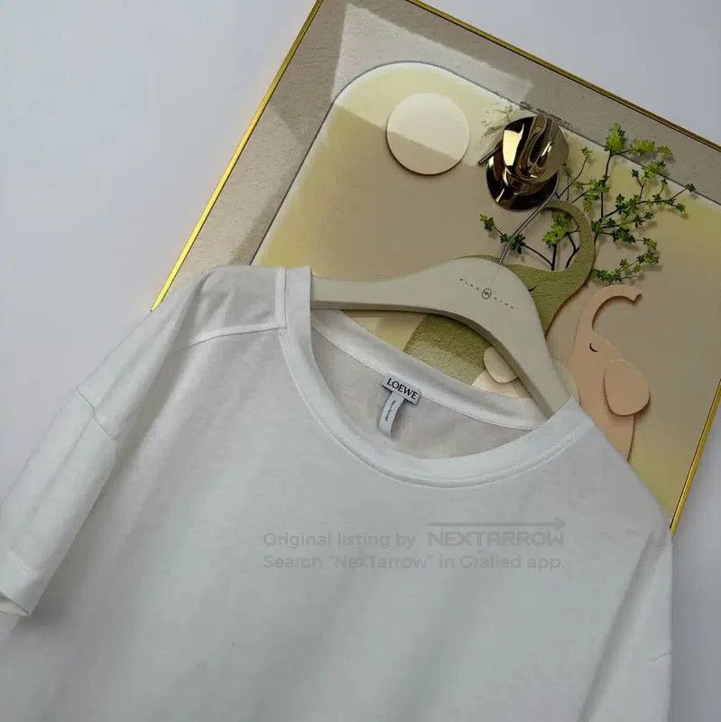 Loewe Loewe Summer White Cotton T-Shirt . Size M / US 6-8 / IT 42-44 - 4 Thumbnail