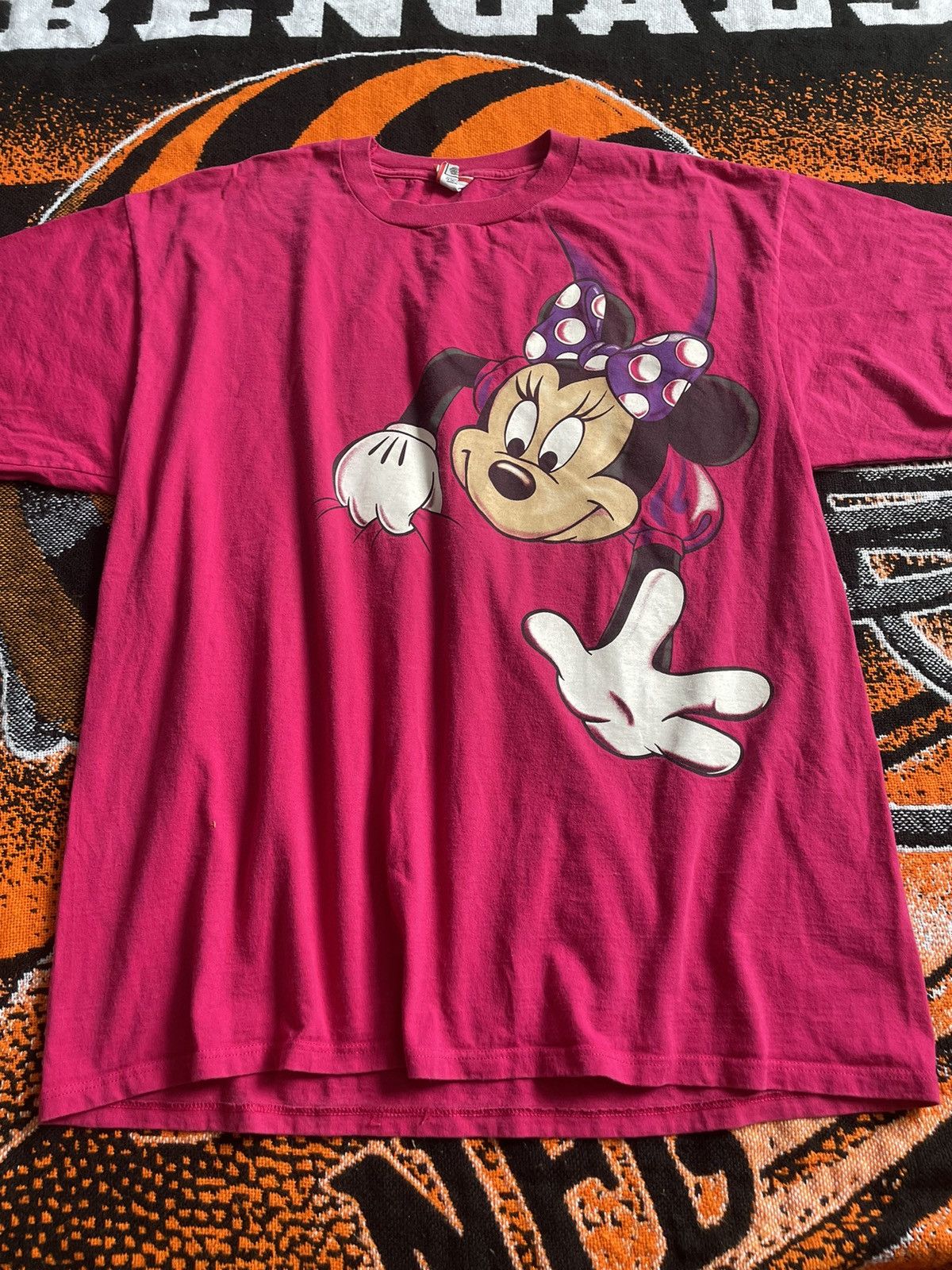 Cartoon Network × Disney × Vintage Vintage Disney Minnie Mickey Mouse T-Shirt 90s Size US XL / EU 56 / 4 - 2 Thumbnail
