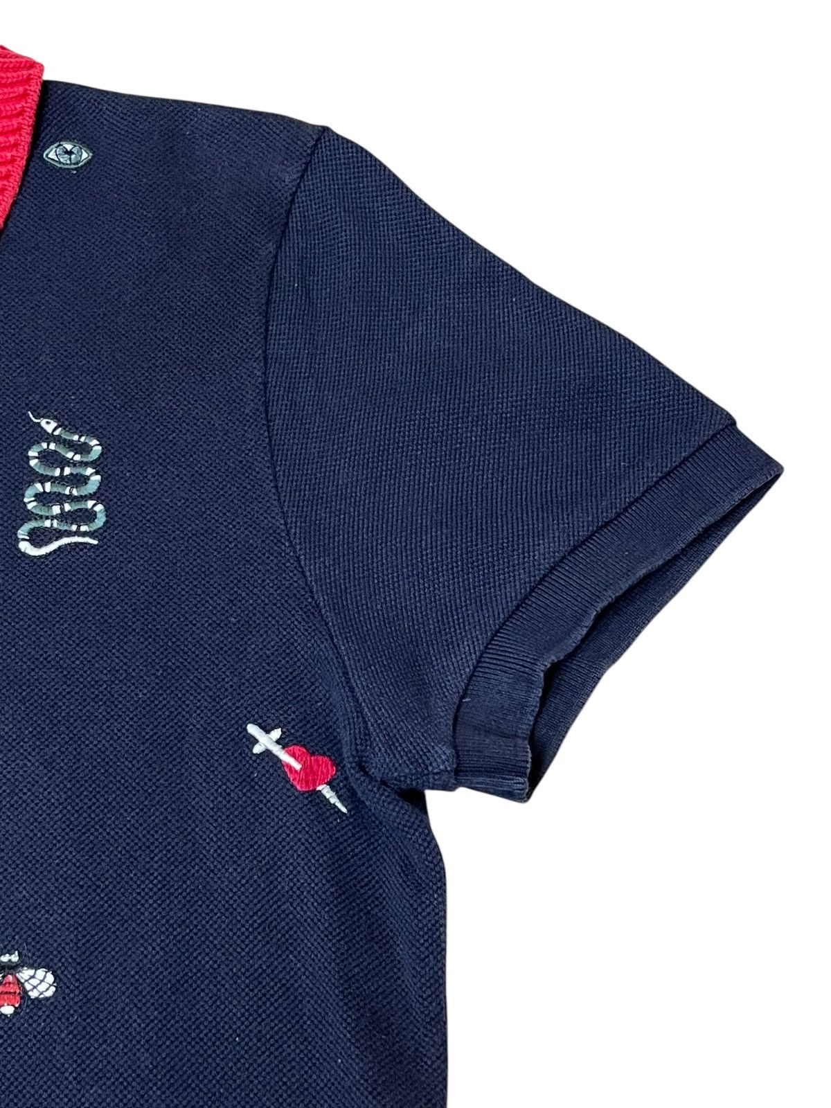 Gucci GUCCI EMBROIDERY LOGO-ALESSANDRO MICHELE POLO SHIRT Size US S / EU 44-46 / 1 - 5 Thumbnail