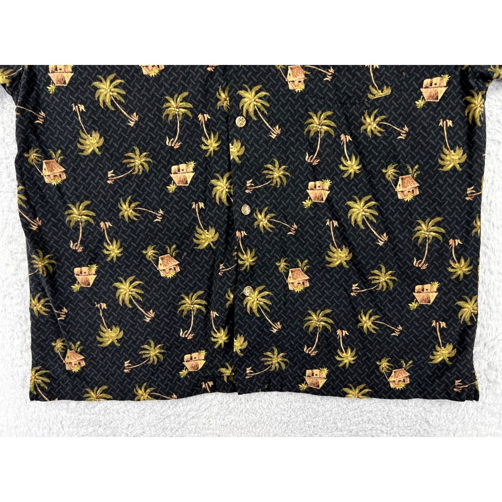 Quiksilver VINTAGE Quiksilver Shirt Mens 2XL Black Palm All Over Print Edition USA Size US XXL / EU 58 / 5 - 7 Thumbnail