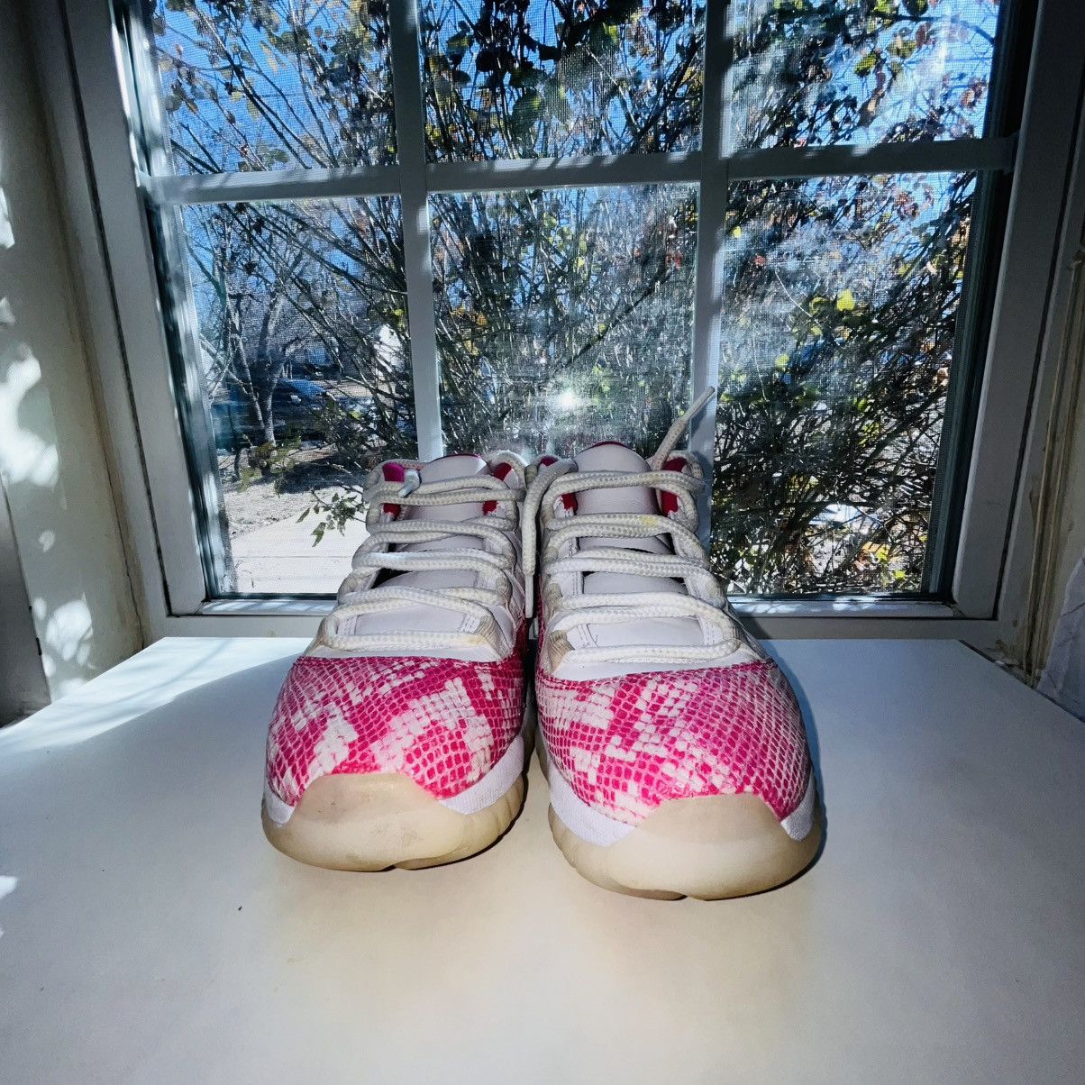 Jordan Brand Jordan11 RetroLow pink-snakeskin Size US 8.5 / IT 38.5 - 1 Thumbnail
