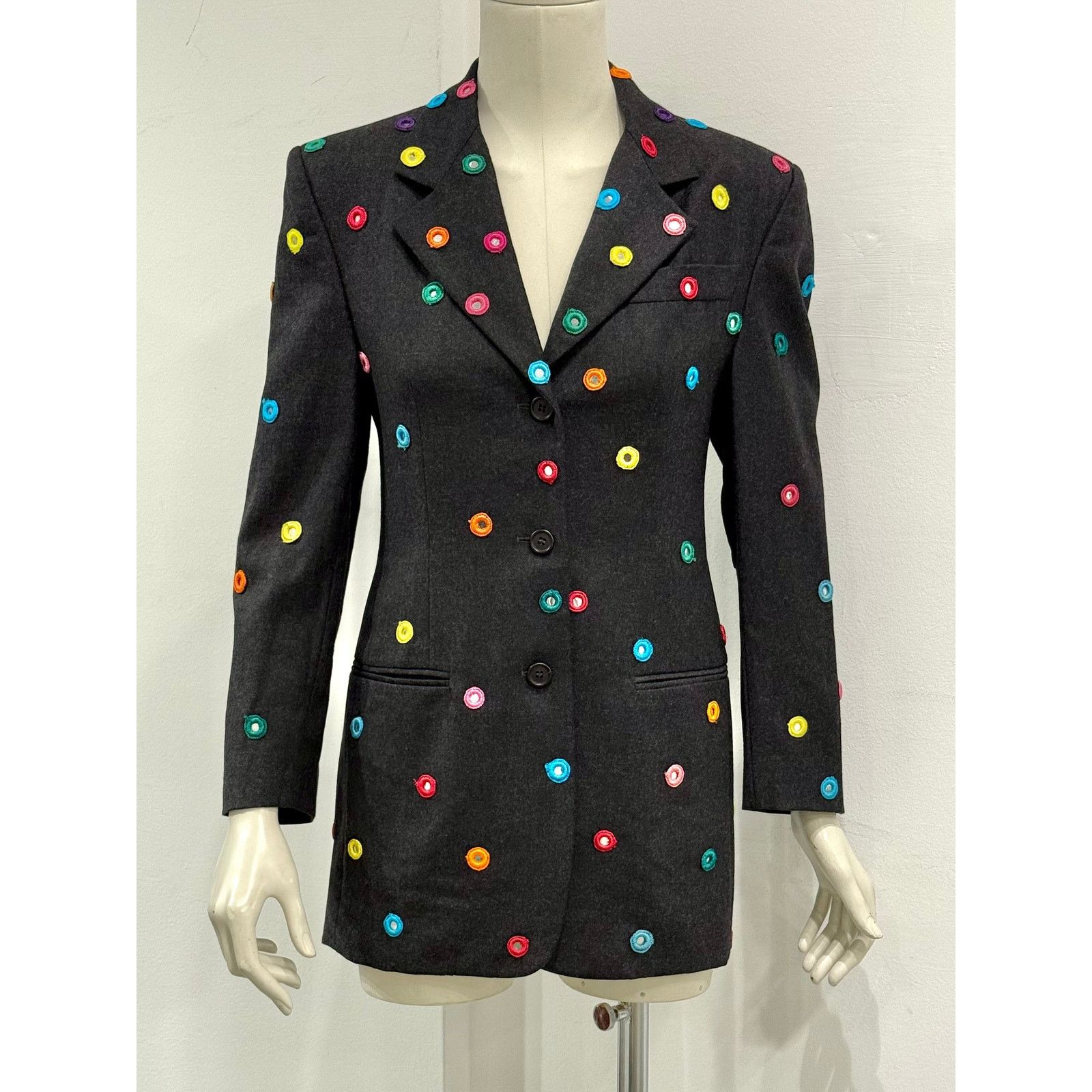 Dolce & Gabbana A/W1992 Dolce & Gabbana documented runway mirrors blazer Size S / US 4 / IT 40 - 3 Thumbnail