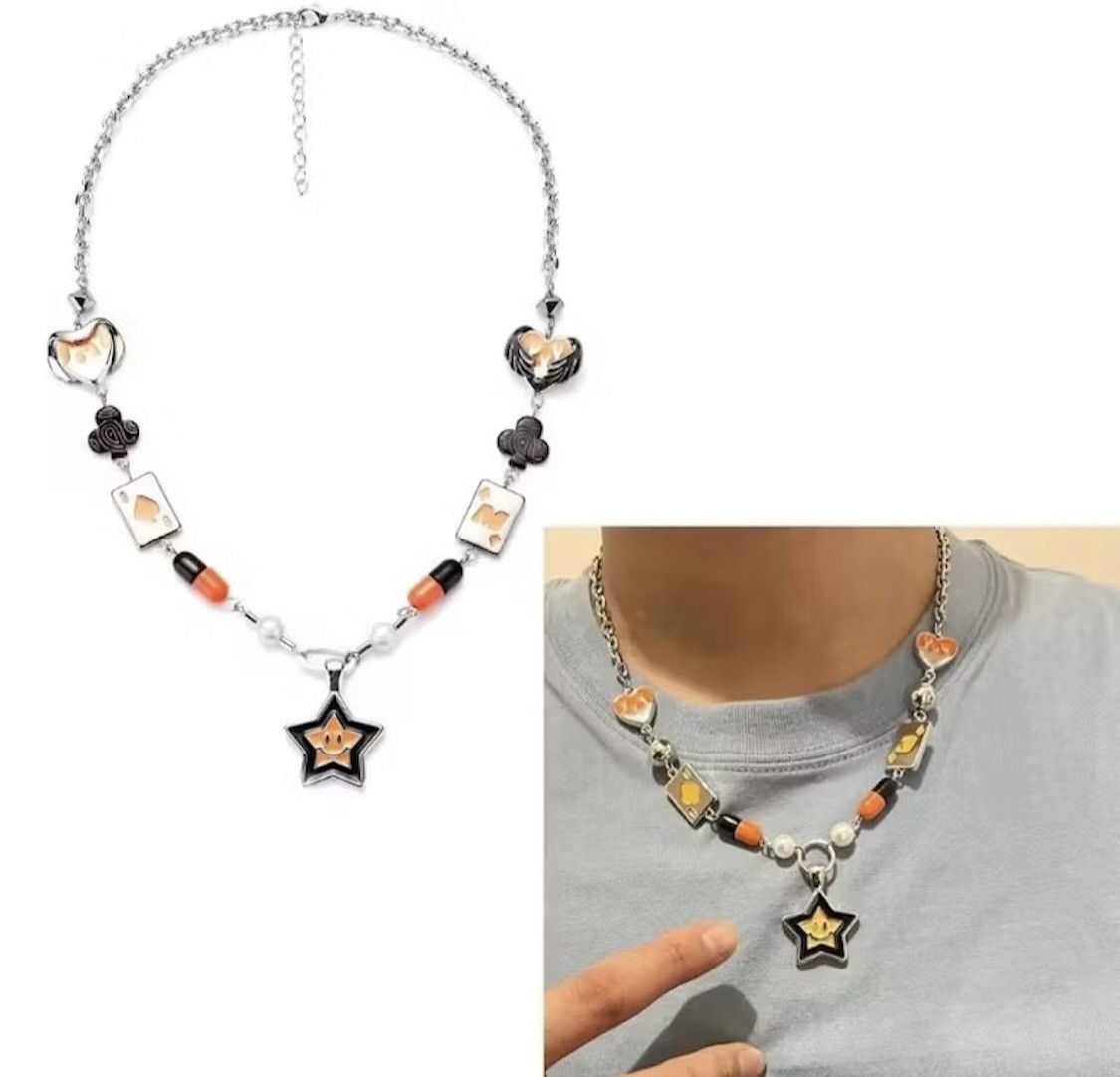 Jewelry Star Charm Choker Y2K Necklace Size ONE SIZE - 4 Thumbnail