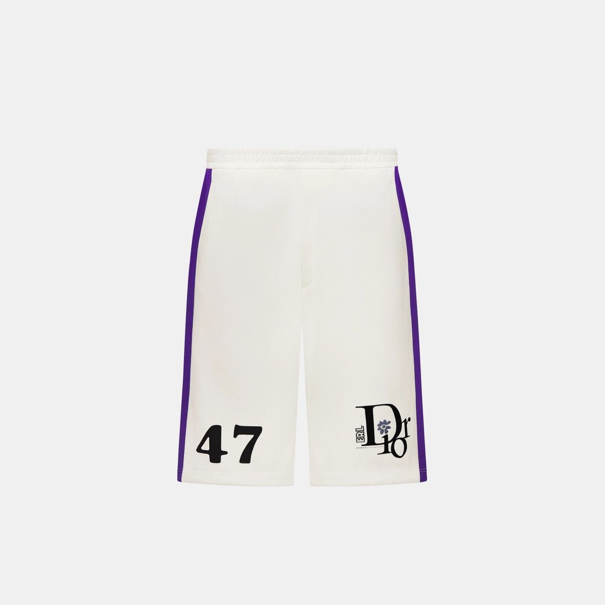 Dior o1bcso1str1224 Basketball Shorts in White Size US 39 - 1 Thumbnail