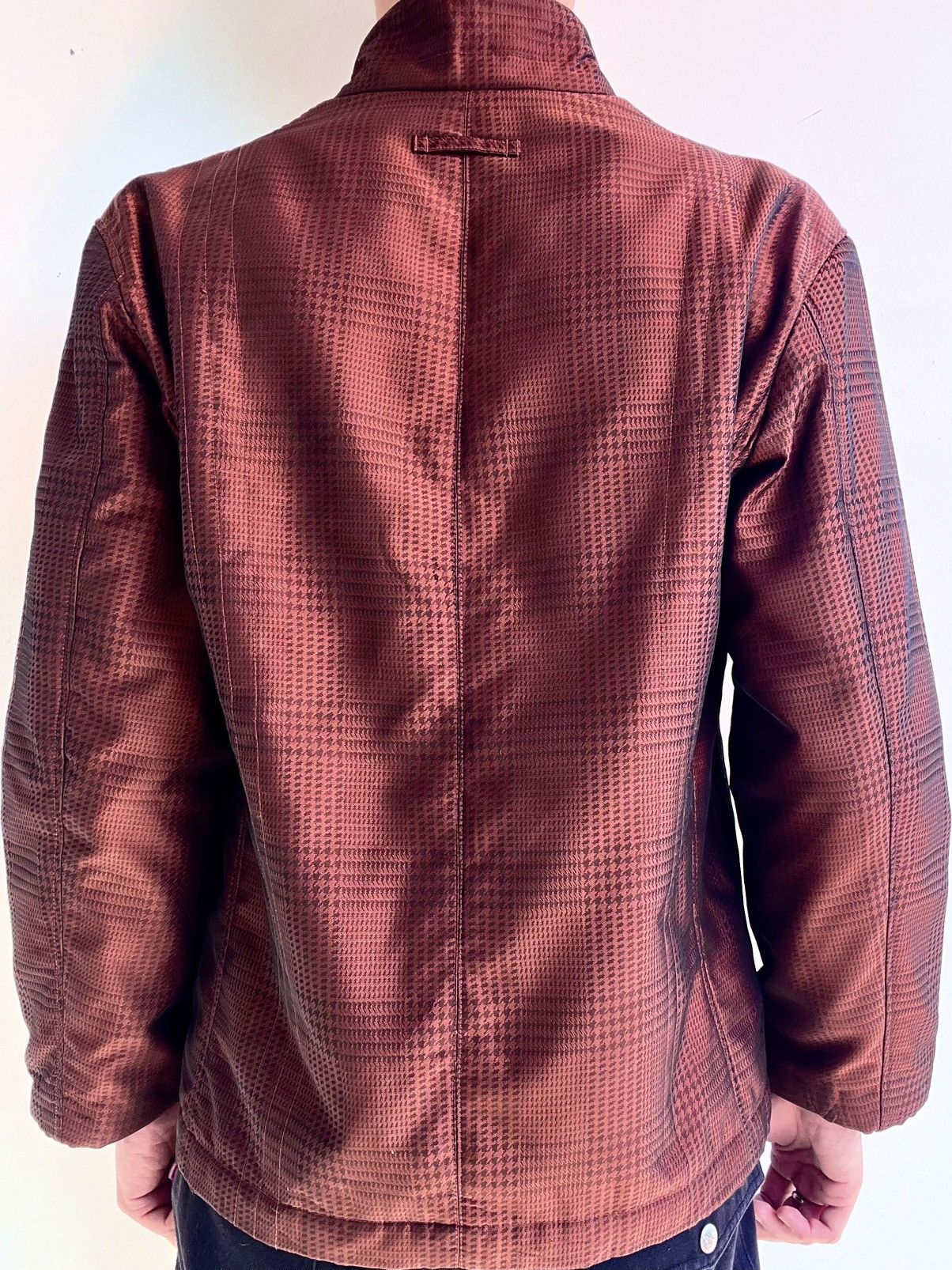 Jean Paul Gaultier 2000s Jean Paul Gaultier Homme Houndstooth Jacket Size US L / EU 52-54 / 3 - 4 Thumbnail