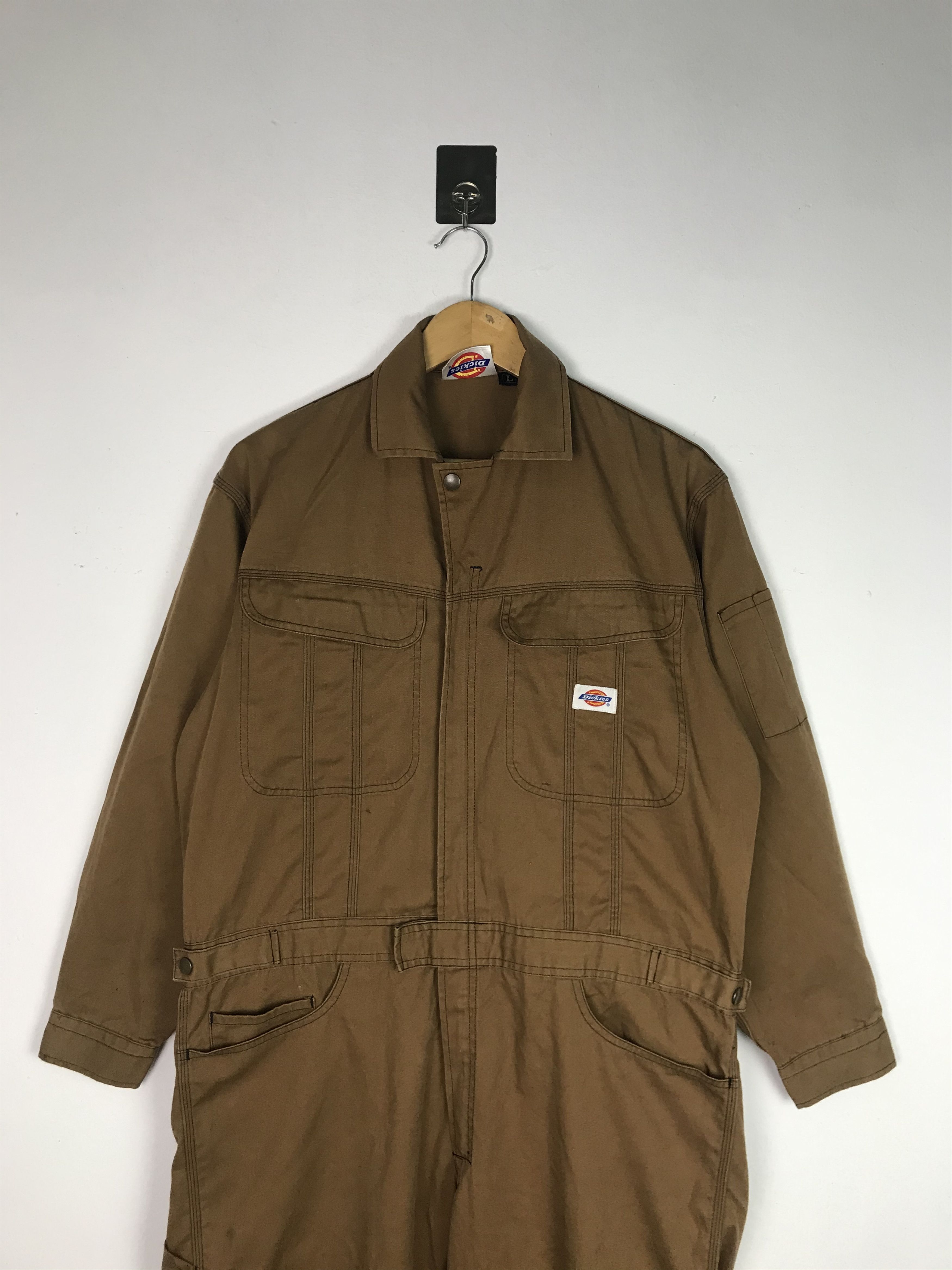 Dickies × Japanese Brand × Vintage Vintage Dikies Rare Design Coveralls Size US 34 / EU 50 - 3 Thumbnail