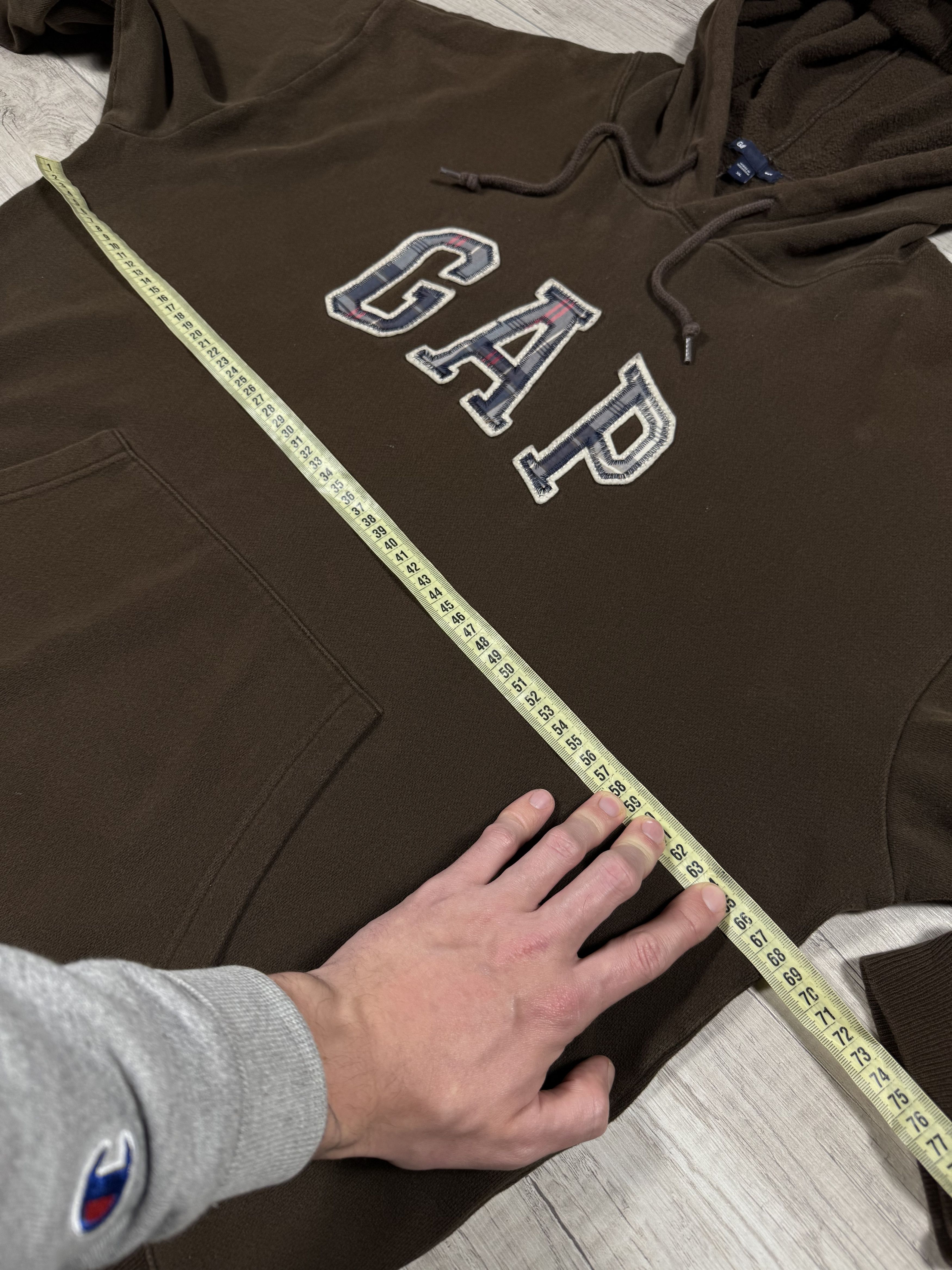 Gap Gap Brown Hoodies Vintage Travis Scott Style Size US XL / EU 56 / 4 - 6 Thumbnail
