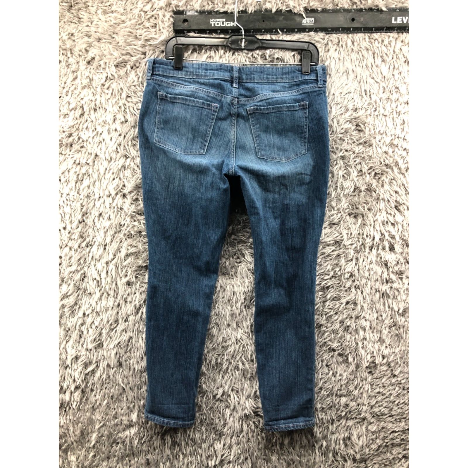 Gap Gap Jeans Skinny Roll Up Size 10 Womens Mid Rise Medium Wash Blue Denim Size 32" / US 10 / IT 46 - 5 Thumbnail