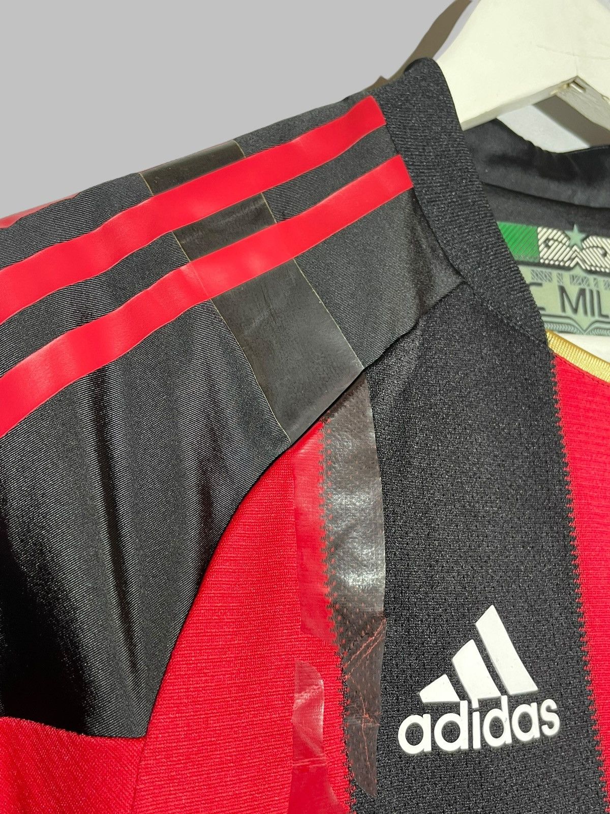 Adidas AC Milan Adidas Techfit 2010/11 Football Shirt Player Issue Size US L / EU 52-54 / 3 - 6 Thumbnail