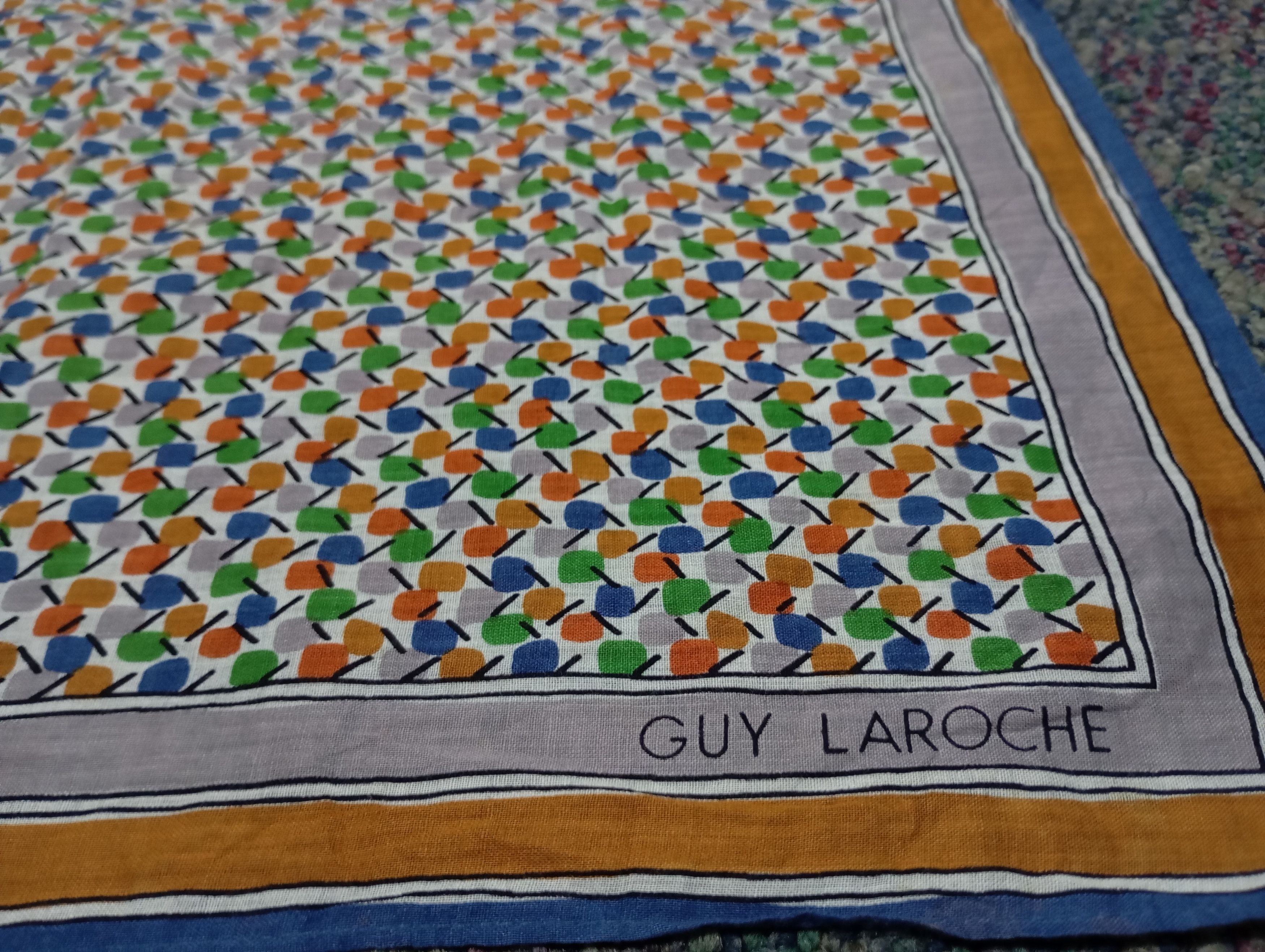 Guy Laroche Guy Laroche Handkerchief Pocket square Scarves Size ONE SIZE - 1 Thumbnail