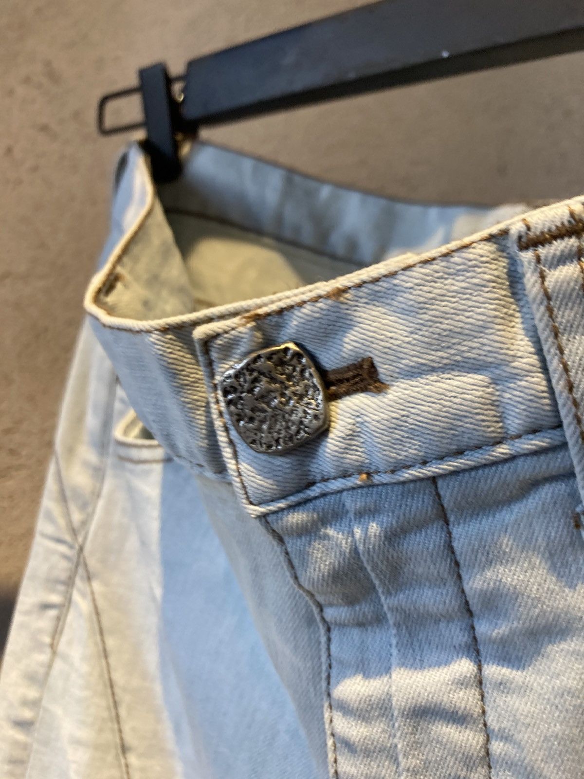 Fagassent Toshiki Aoki Seigeki Very Light Blue Denim Size US 28 / EU 44 - 4 Thumbnail