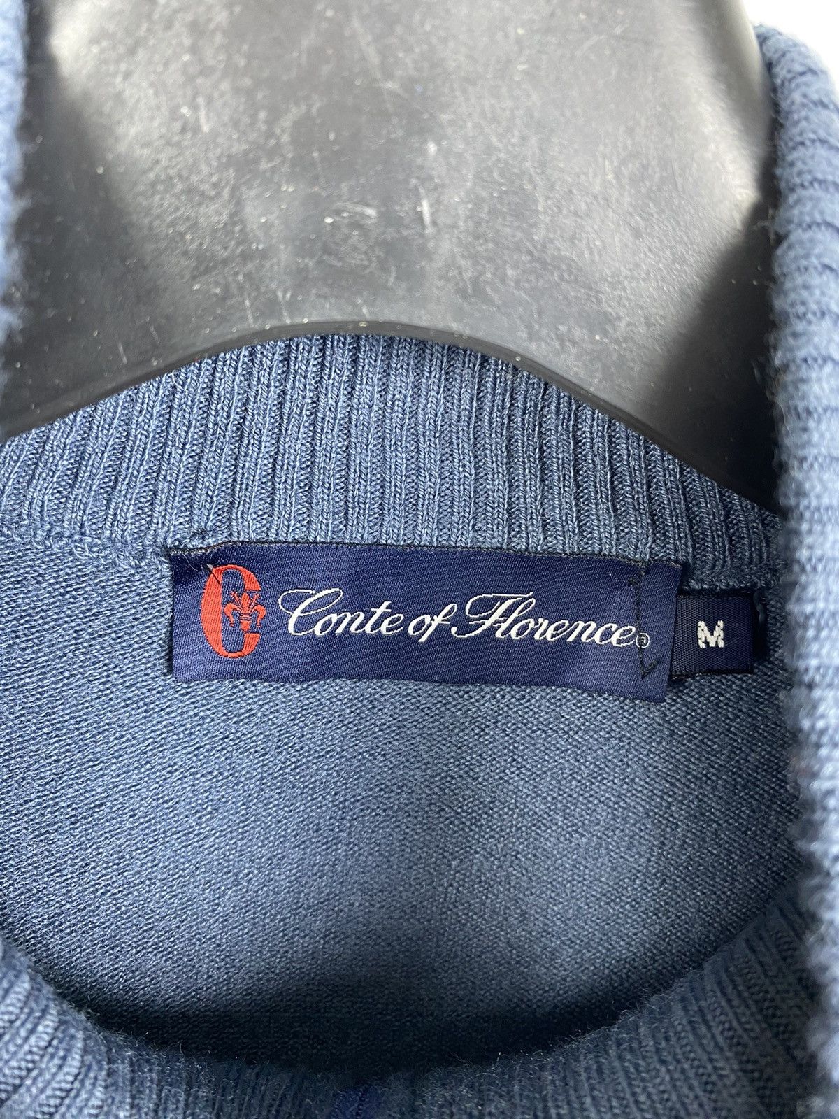 Conte of Florence Conte of Florence 1/3 Zip Wool-Dralon Sweater size M Size US M / EU 48-50 / 2 - 4 Thumbnail