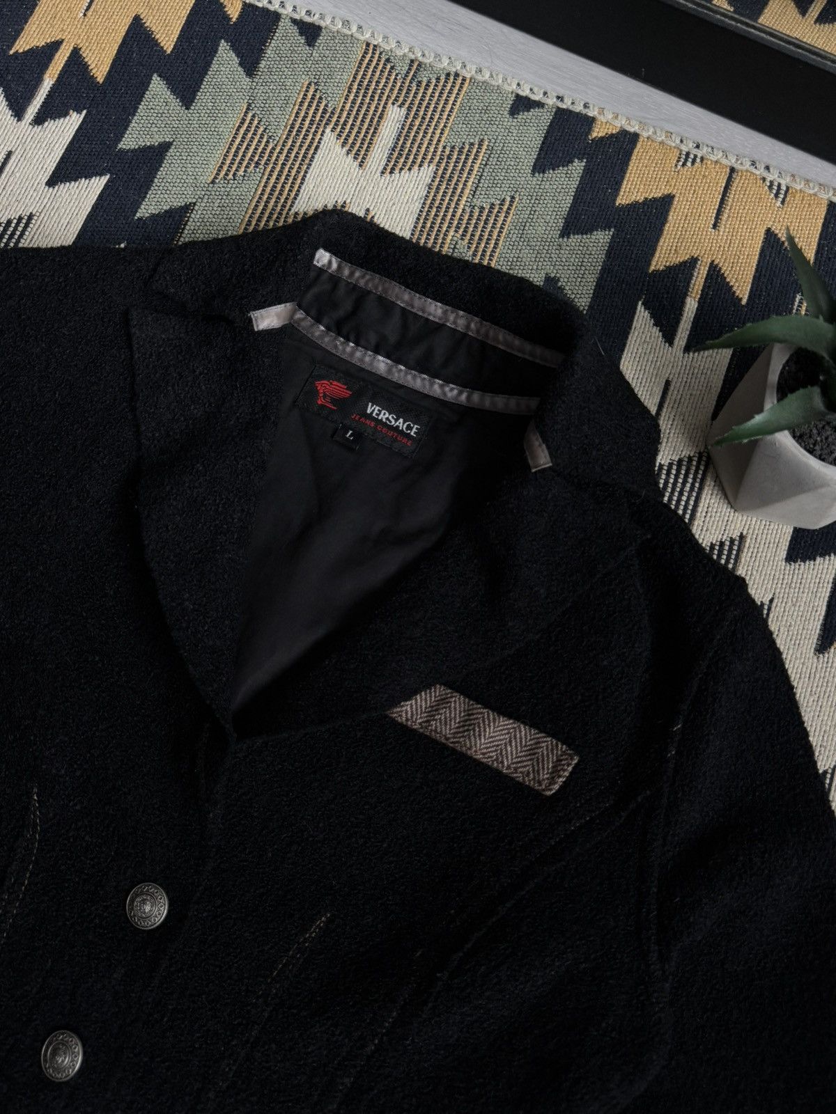 Versace Jeans Couture Vintage Versace Jeans Couture Avant-Garde Wool Blazer Size L / US 10 / IT 46 - 5 Thumbnail