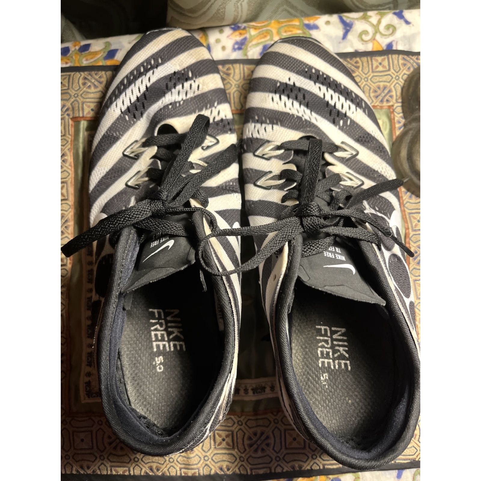 Nike Nike Free 5.0 TR Fit 5 Black/White Womens Size 8 Size US 8 / IT 38 - 4 Thumbnail