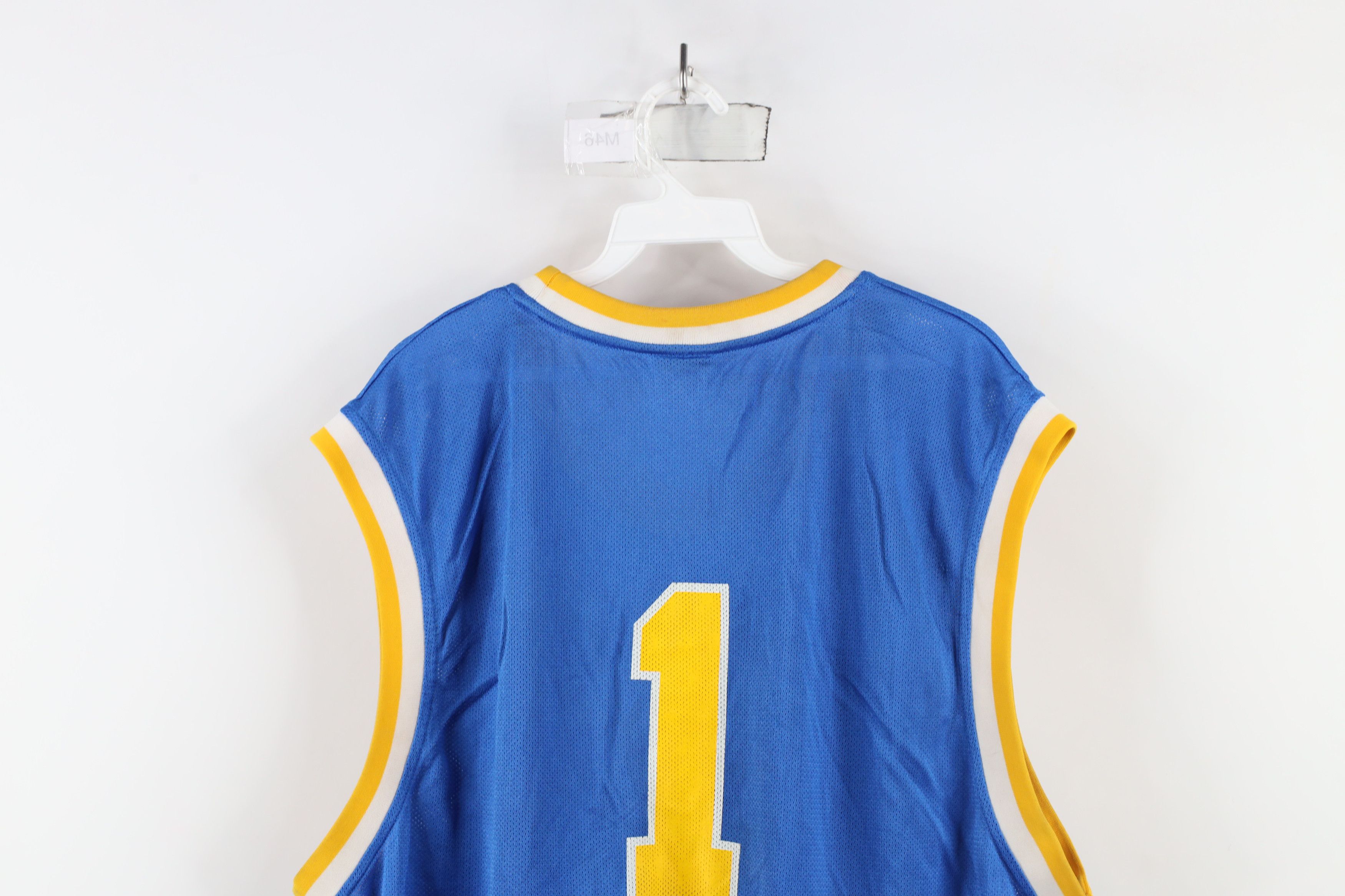 Adidas × Vintage Vintage Adidas Mesh UCLA Basketball Jersey Bruins Blue #1 Size US XL / EU 56 / 4 - 14 Thumbnail