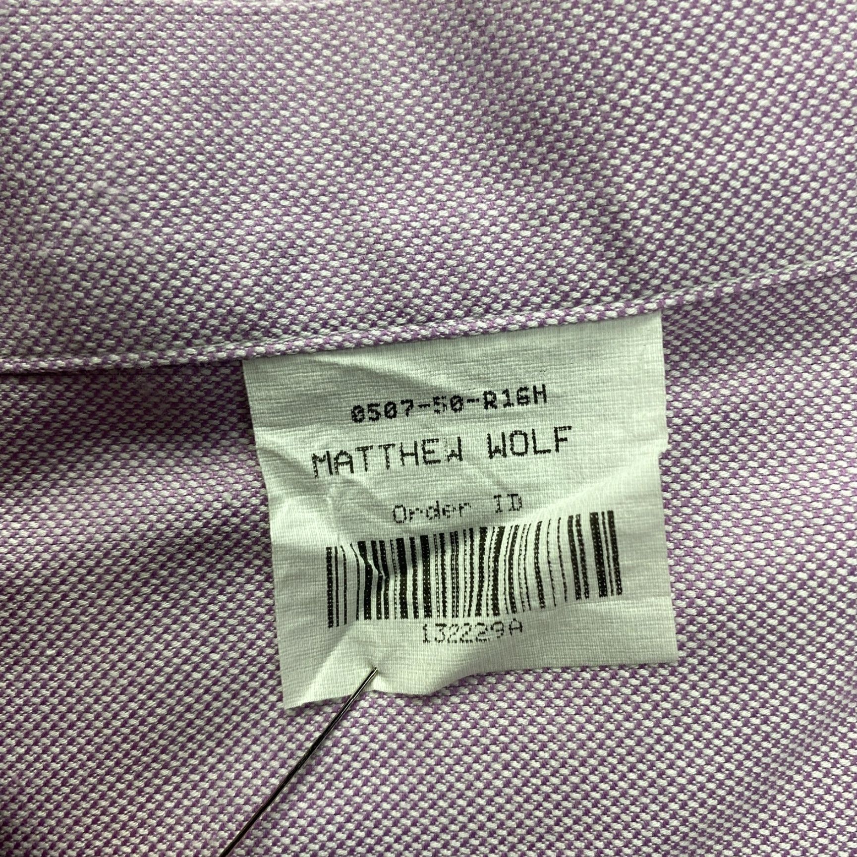 Brooks Brothers Brooks Brothers Shirt Mens Medium Purple Dress Non Iron French Cuff Formal Business Size 40R - 6 Thumbnail